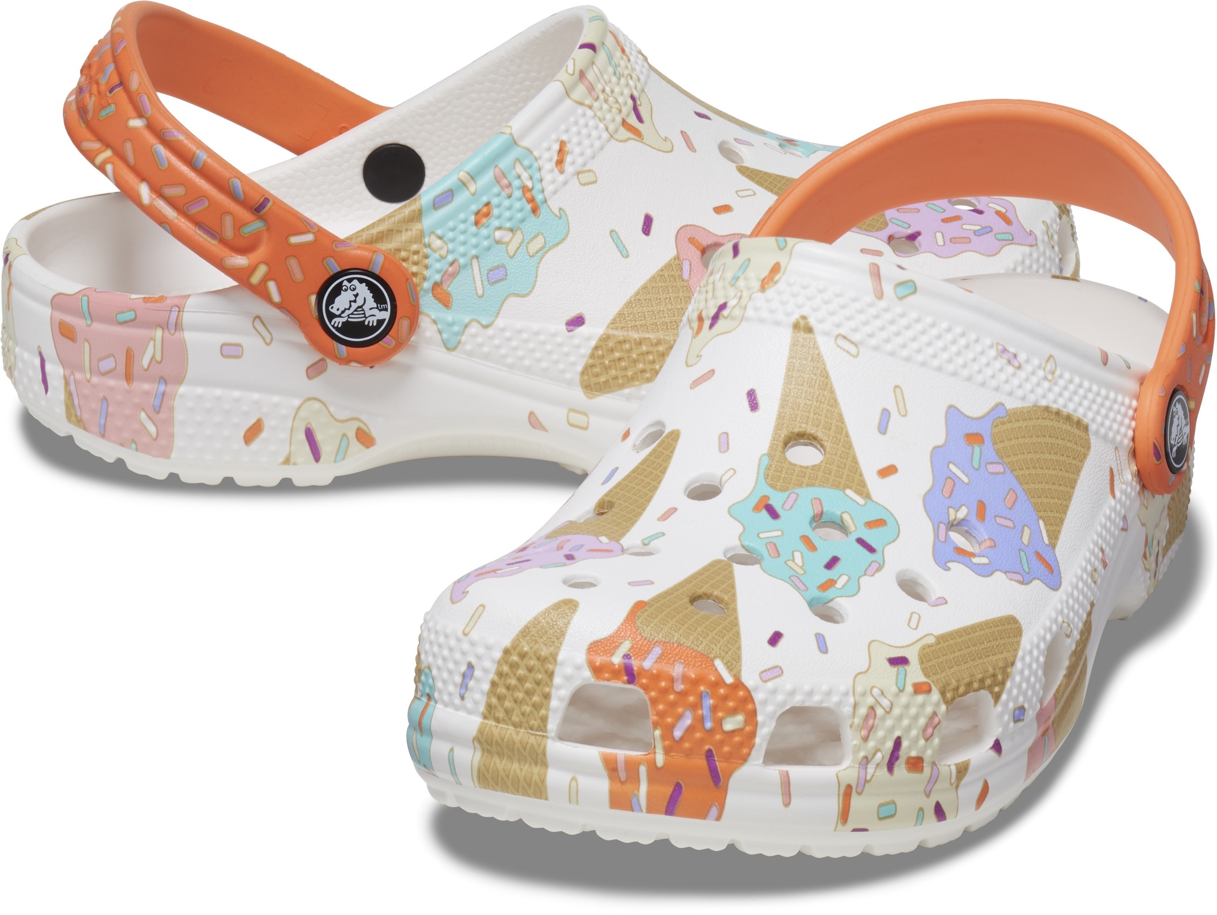 Crocs Hausschuh »Classic mit Clog Graphic K«, BAUR kaufen bunten Ice Cream Eistüten 