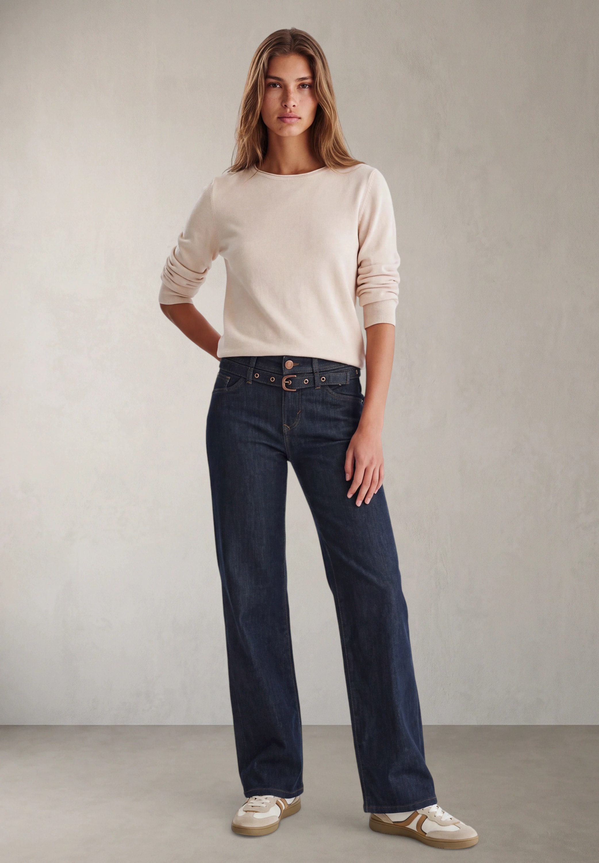 STREET ONE STUDIO Loose-fit-Jeans 5-Pocket-Style
