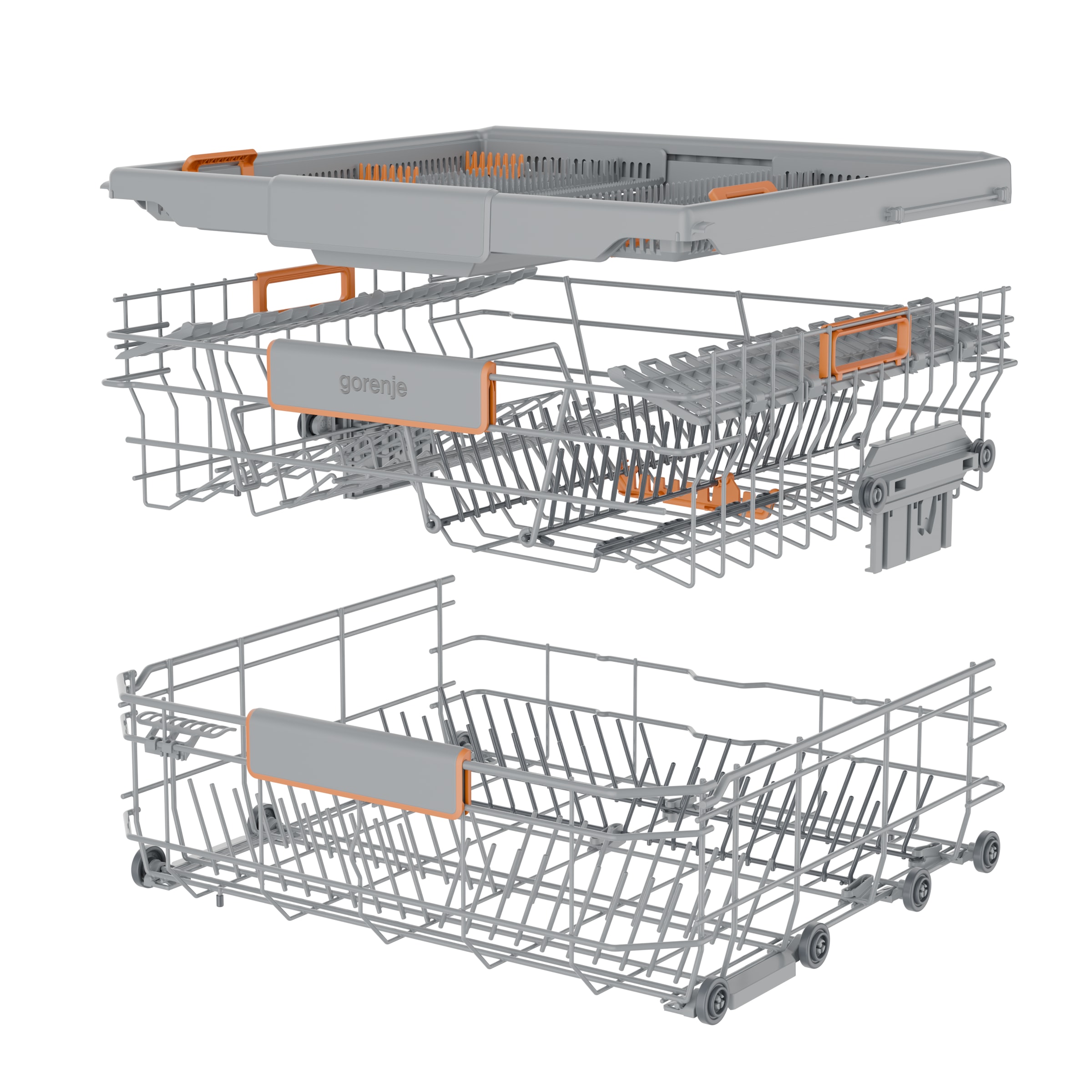 GORENJE Unterbaugeschirrspüler »GU673C65X« 9,5 l 16 Maßgedecke TotalDry - auto. Türöffnung