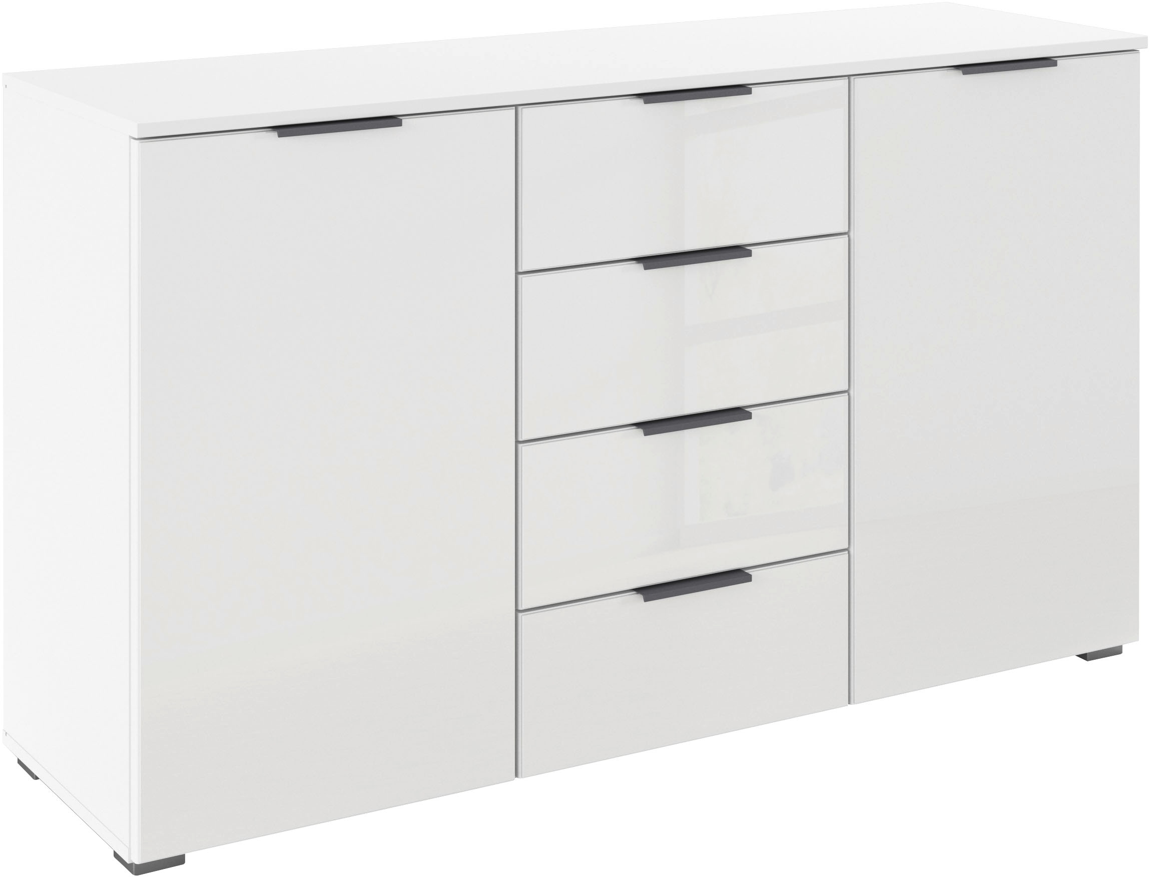 rauch Kombikommode "Sideboard Kombikommode Schubladenkommode AGORDO mit Gla günstig online kaufen