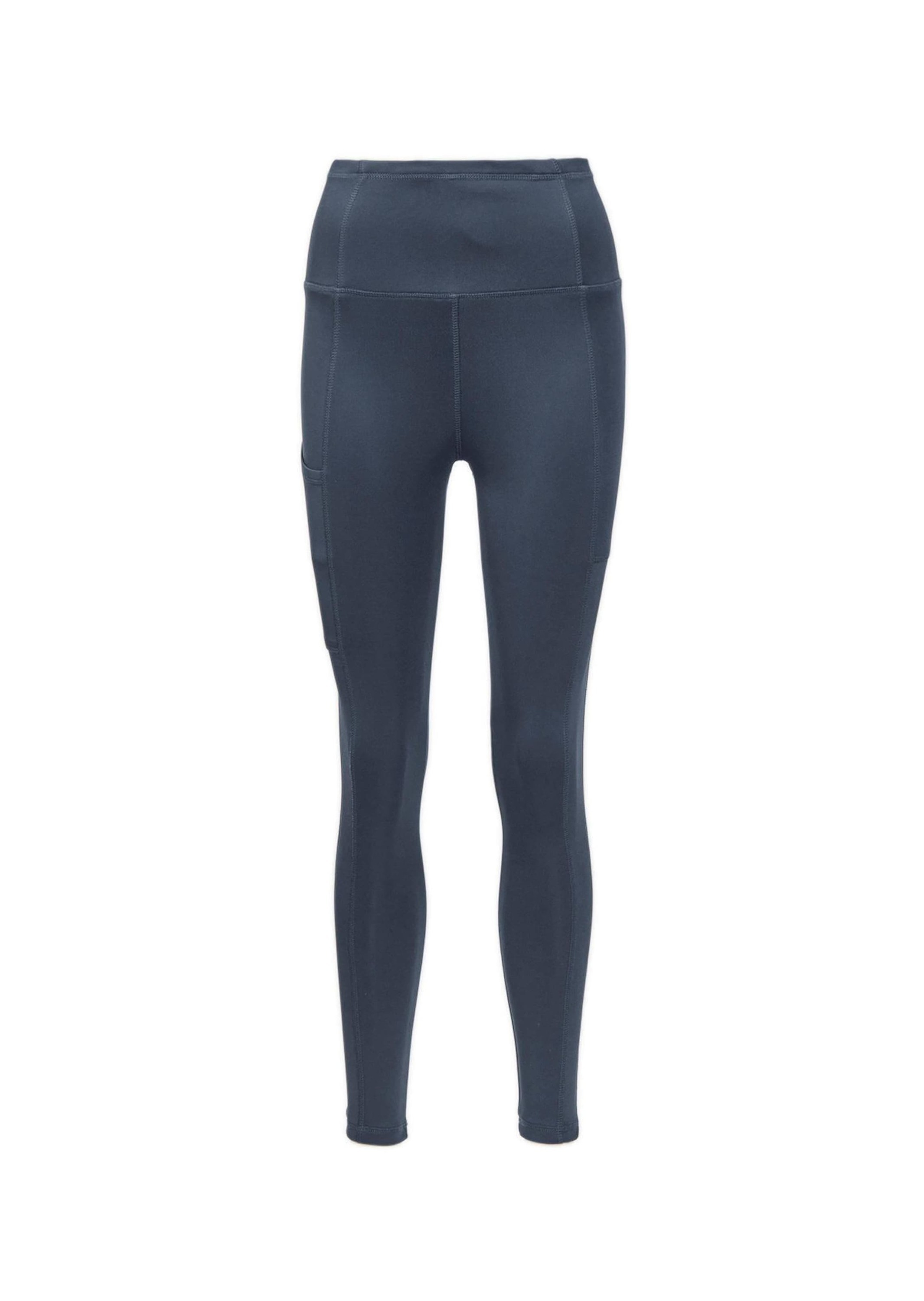 Leggings GOLDNER "Kurzgröße Figurformende Leggings mit Shaping-Effekt", Damen, Gr. 27, K-Gr, blau (marine), Obermaterial: 90% Polyester PES. 10% Elasthan EL., Hosen Leggings