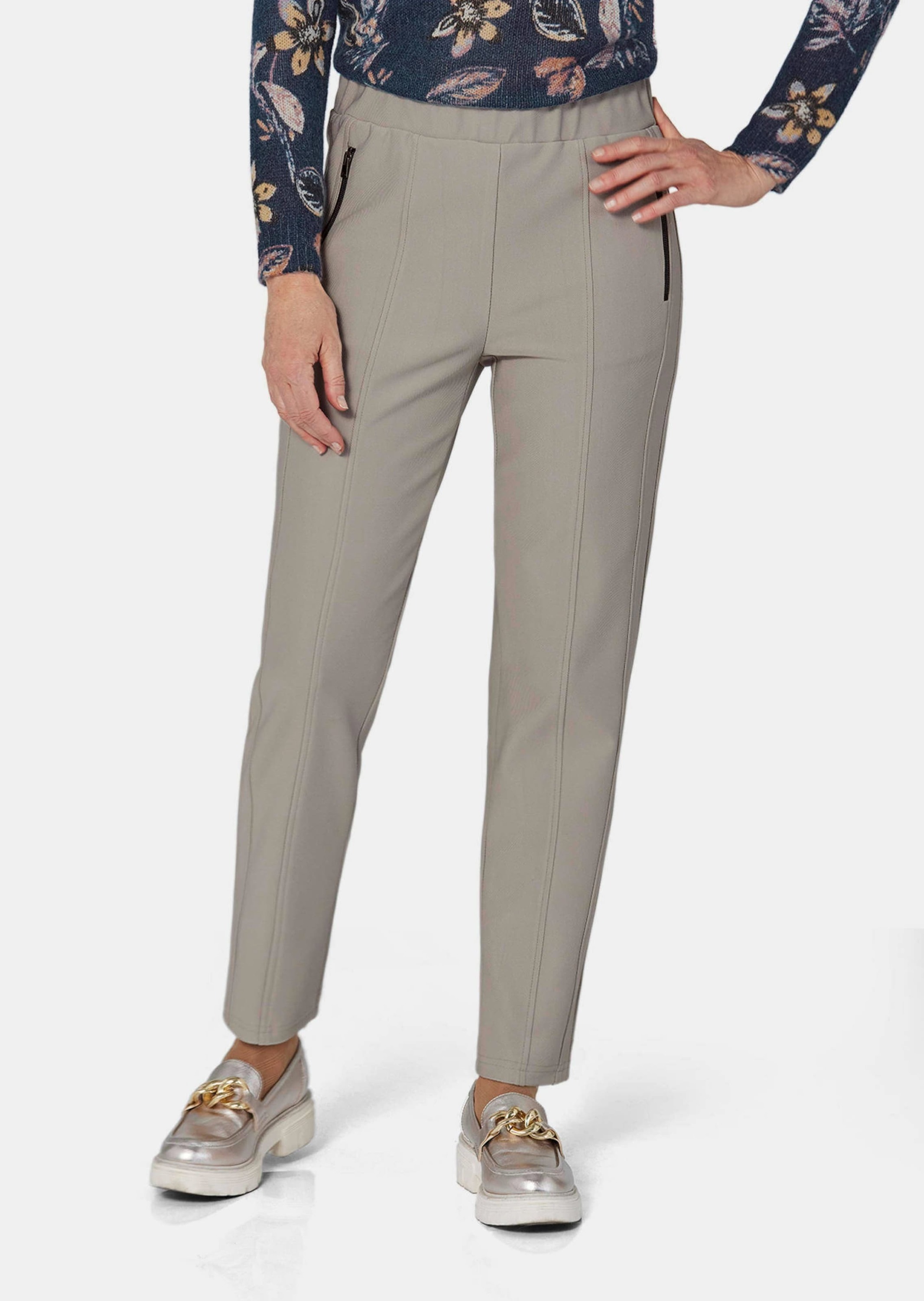 GOLDNER Schlupfhose »Joggpant mit Reißverschlusstaschen«