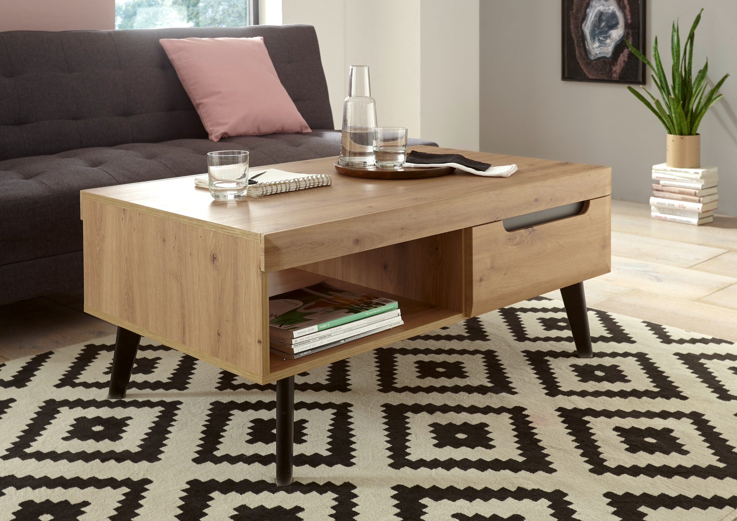 Home affaire Couchtisch "Torge, Beistelltisch, Wohnzimmertisch, Tisch, Sofa günstig online kaufen