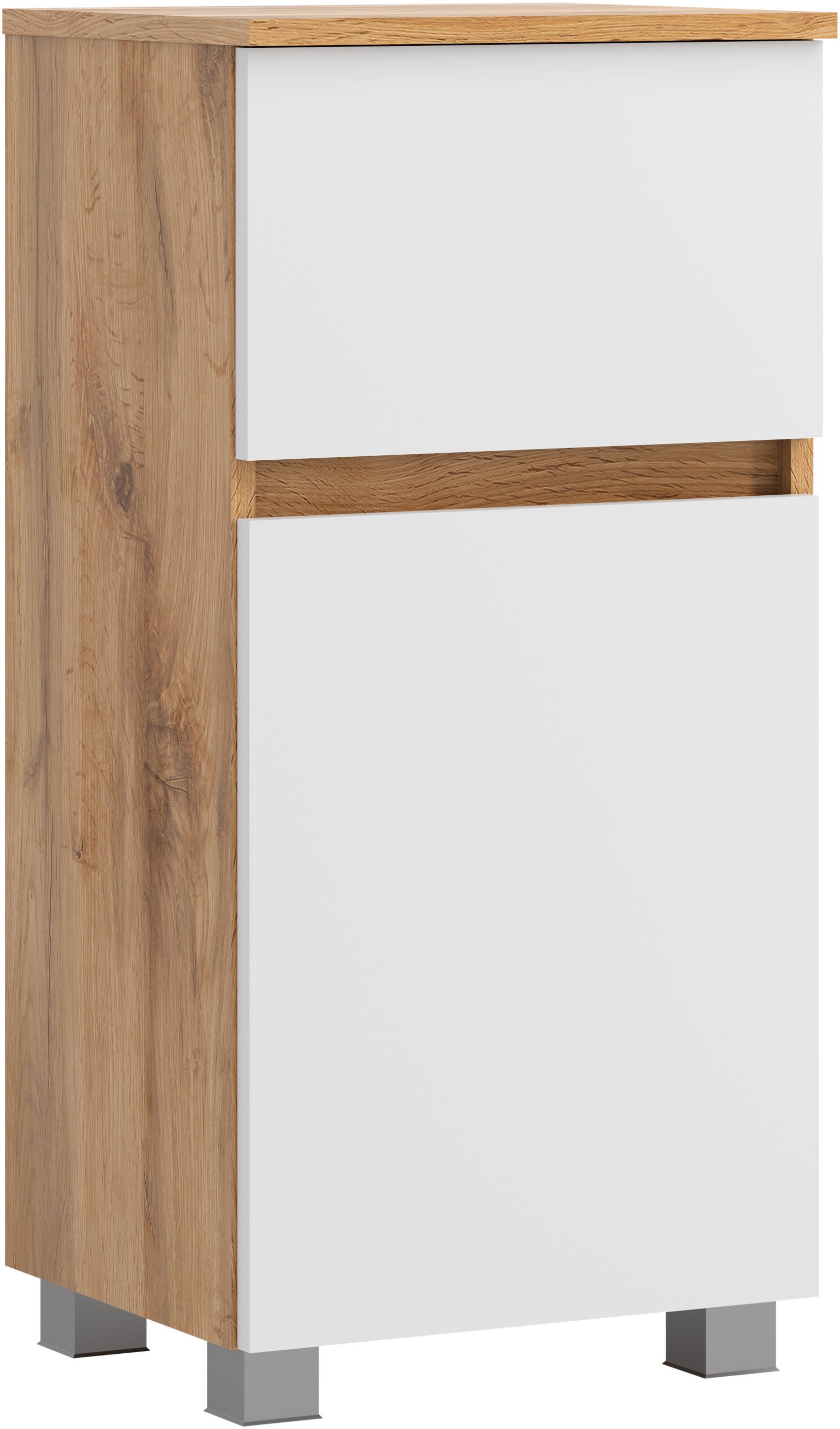 OTTO home Unterschrank "BOZEN, Unterschrank 40 cm" griffloses Design, Maße (B/T/H): 40/35/79 cm