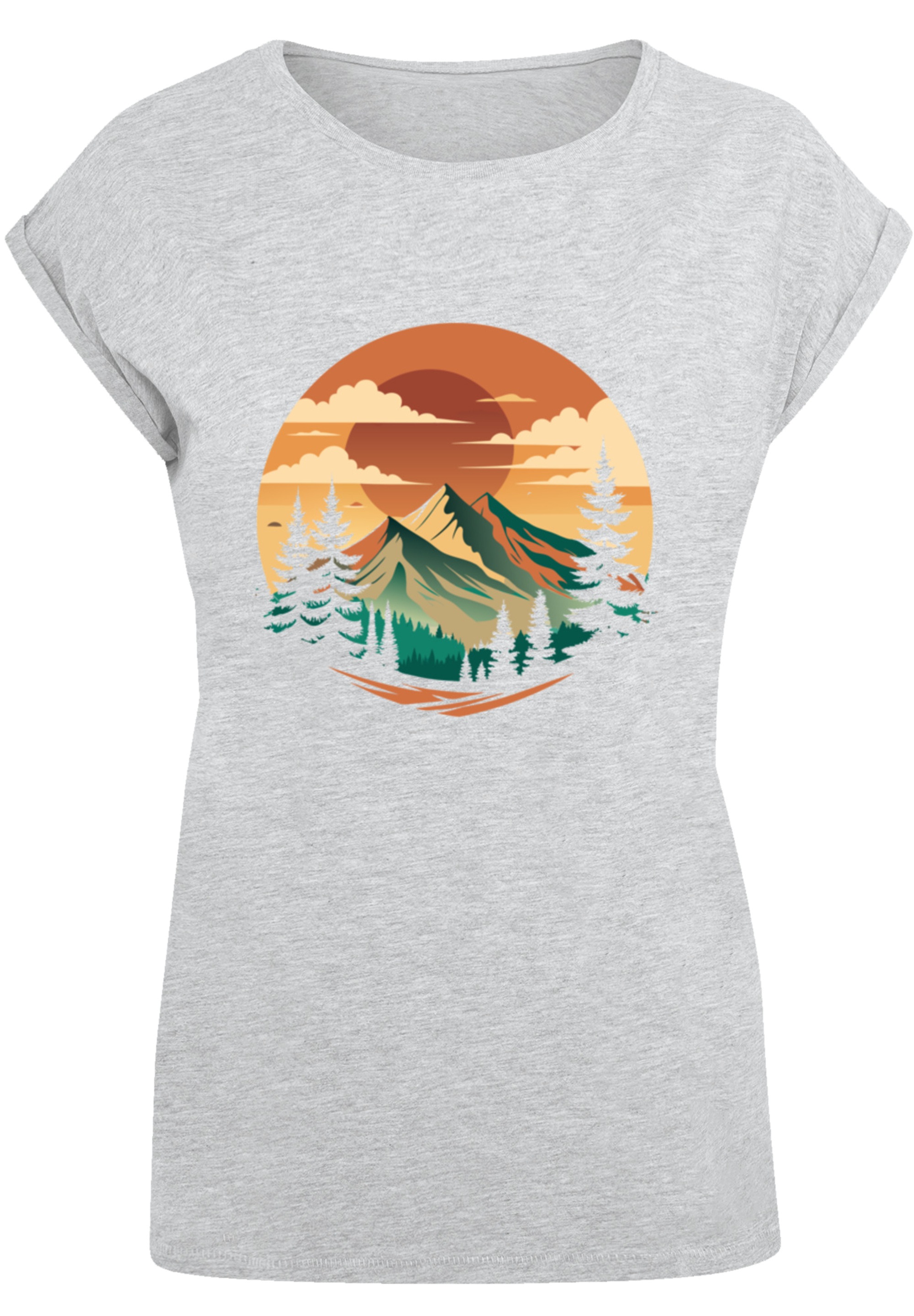 F4NT4STIC T-Shirt "Sonnenuntergang Berglandschaft", Premium Qualität günstig online kaufen