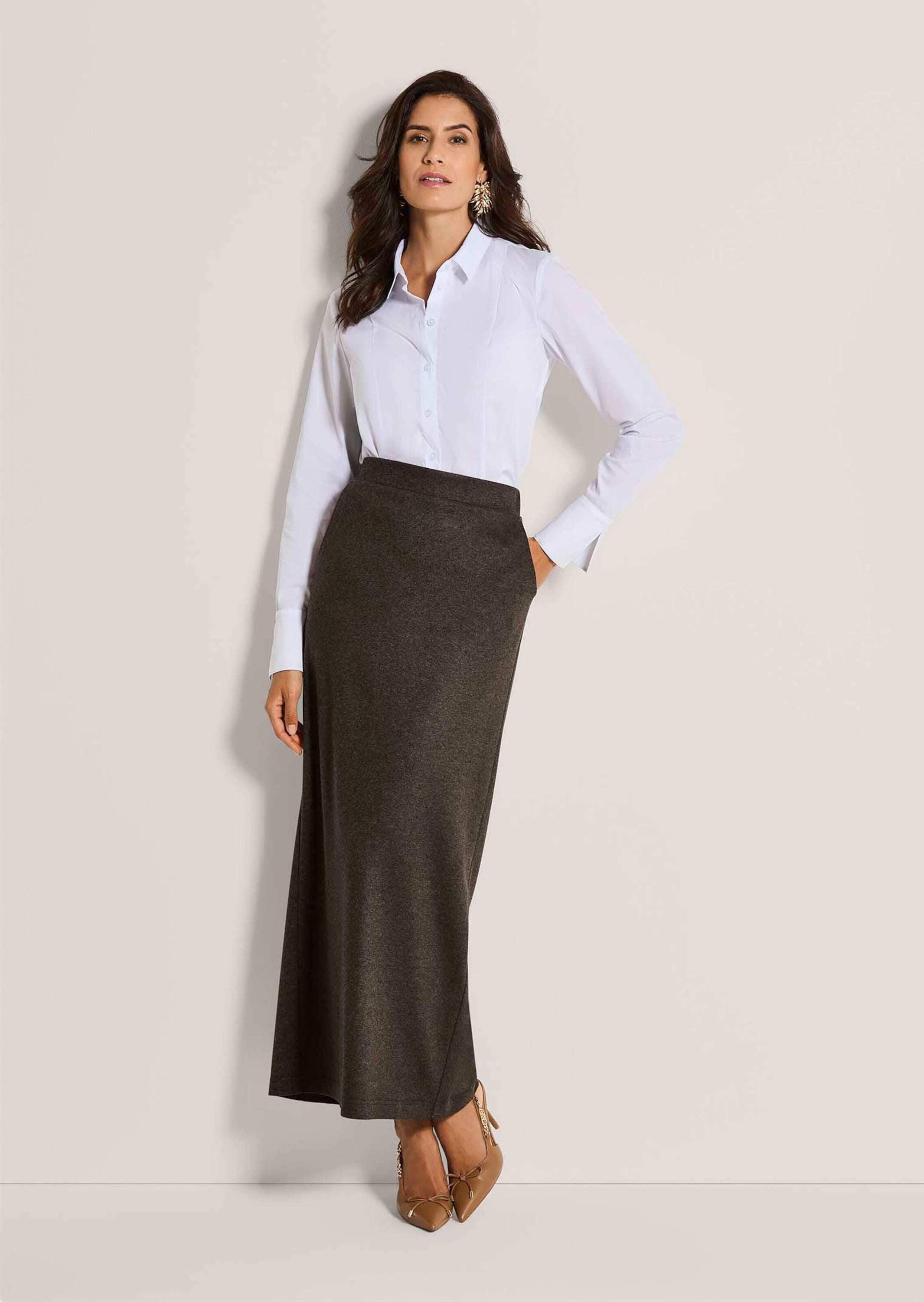 MADELEINE Midirock »Jerseyrock Maxirock mit Schlupfbund«