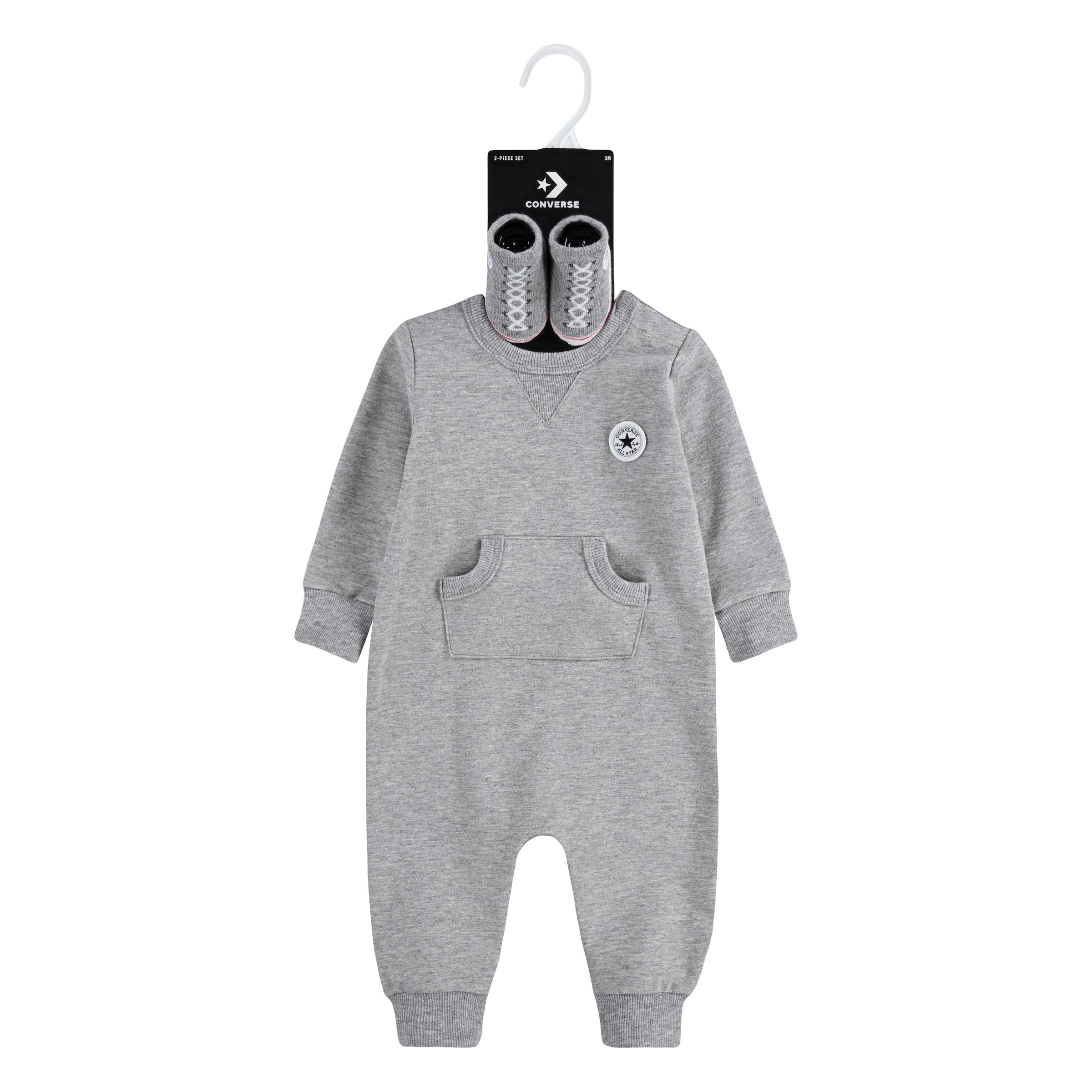 Converse Strampler »LIL CHUCK COVERALL W/ SOCK BOOTIE S«, (Set, 2 tlg.)