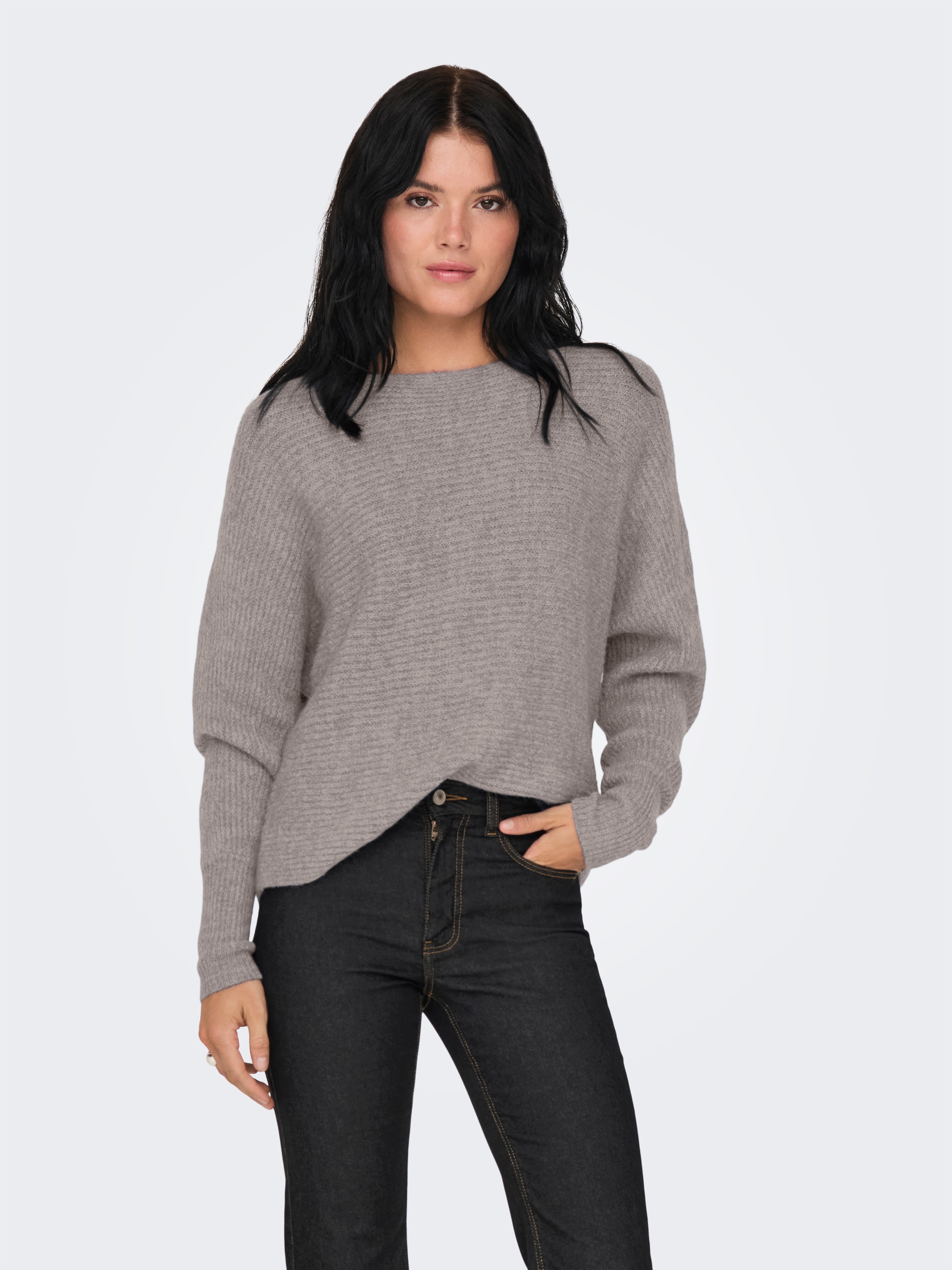 ONLY Strickpullover "ONLDANIELLA L/S PULLOVER KNT NOOS" Materialmix, regula günstig online kaufen