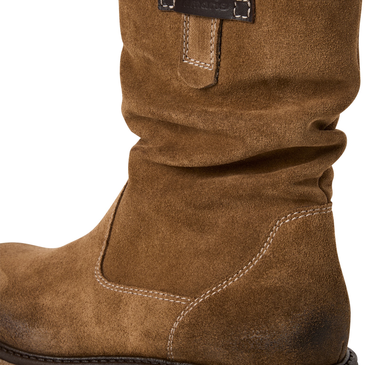 Tamaris Stiefelette, Blockabsatz, Kurzstiefel mit praktischem Innenreißverschluss