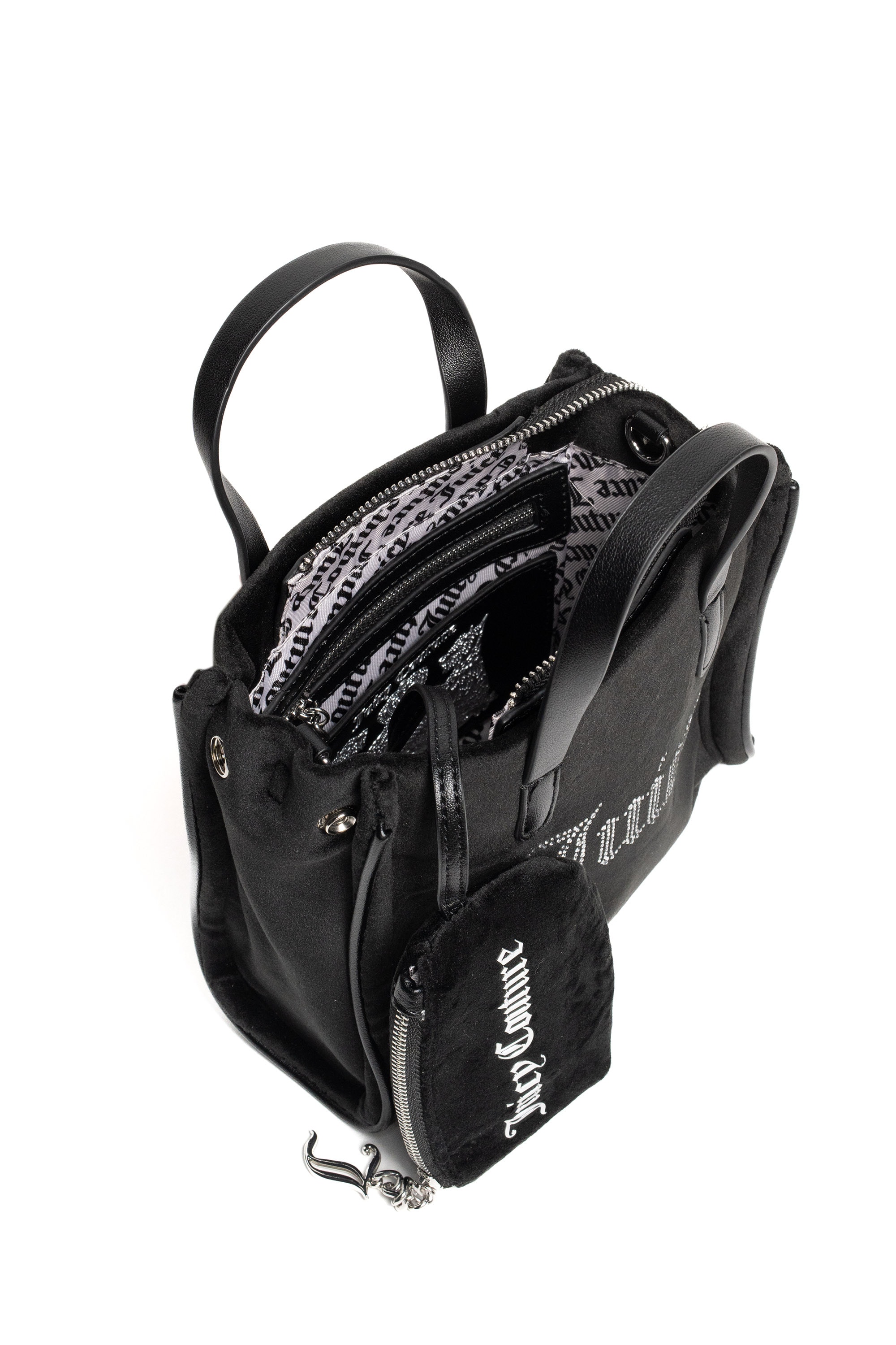 Juicy Couture Shopper »IRIS VELVET R. M. SHOPPING Damen« Handtasche Damen, Mini Bag, Abendtasche, Fashion, Lifestyle, Sale