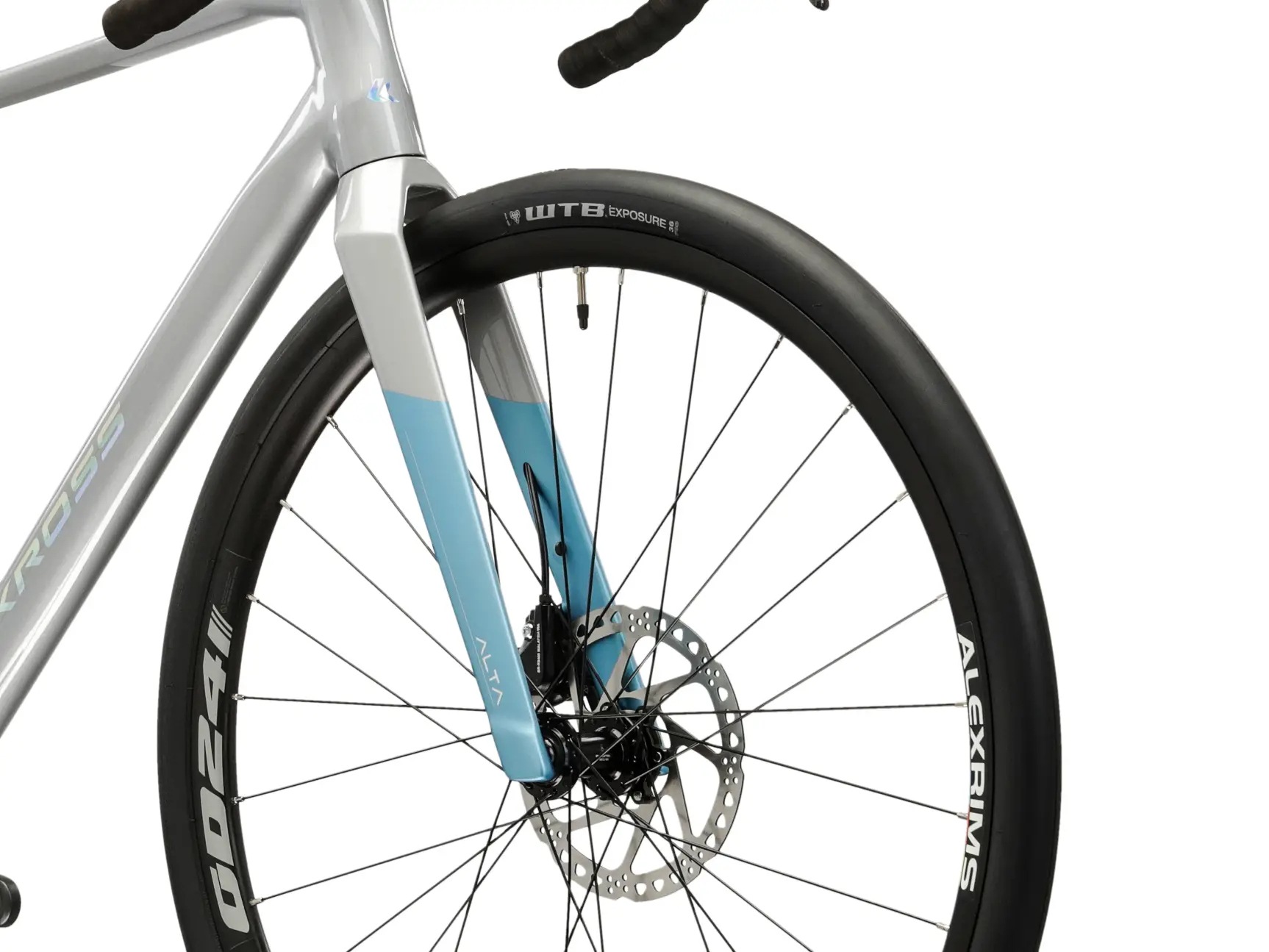 Kross Gravelbike »KROSS Gravelbike Alta 2.0 28" silver 20 Gänge Gabel aus Carbon 2026« 18 Gang Shimano CUES U3020 Schaltwerk Kettenschaltung Carbon aus Gabel