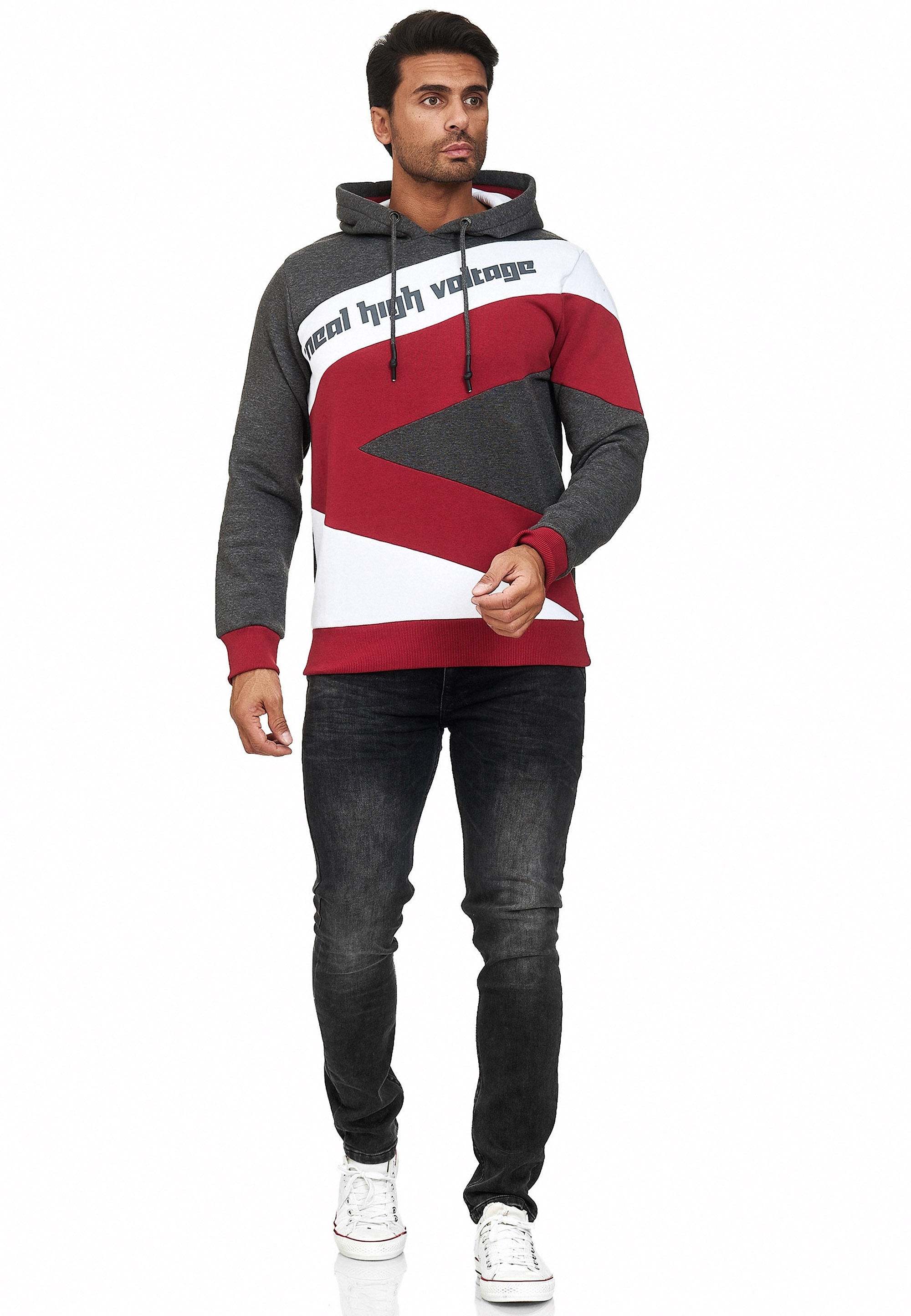 Rusty Neal Kapuzensweatshirt, in sportlichem BAUR Design | für ▷