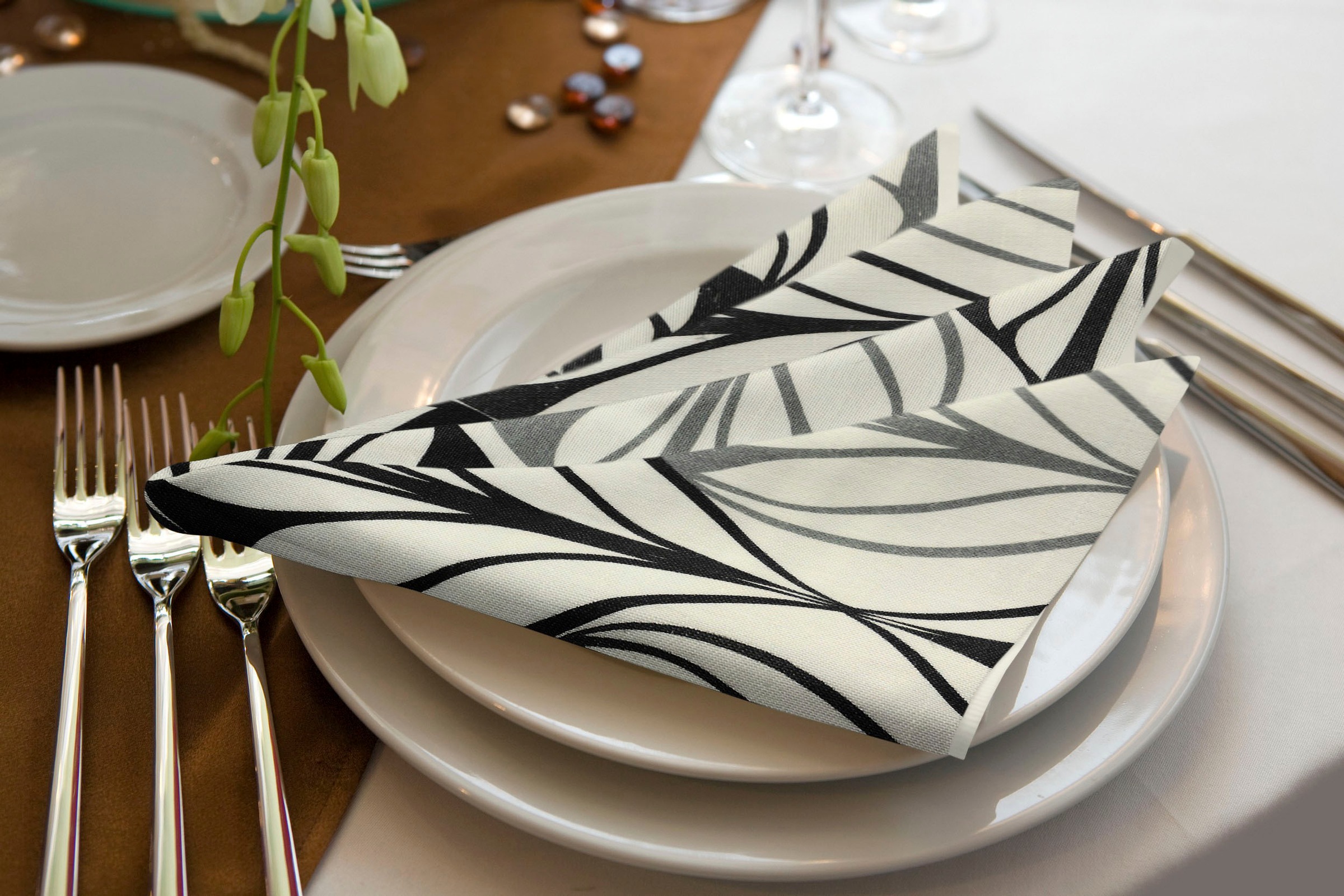Adam Stoffserviette "Wave" aus Bio-Baumwolle,Made in Germany günstig online kaufen
