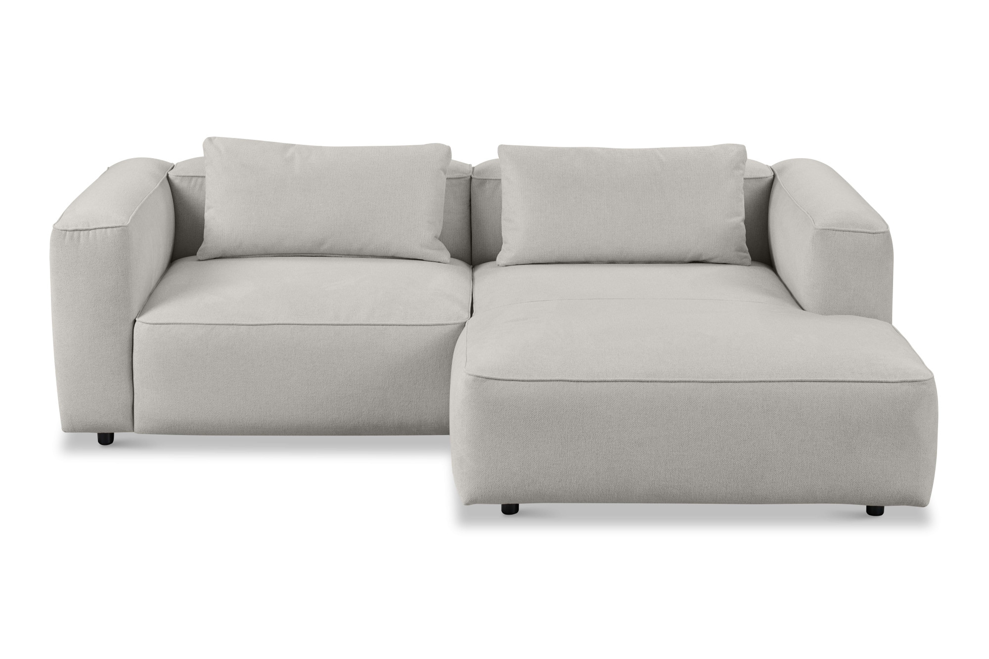 andas Ecksofa "Tvinnet", Breite 228 cm, extra tiefe Sitzfläche, kubisches S günstig online kaufen