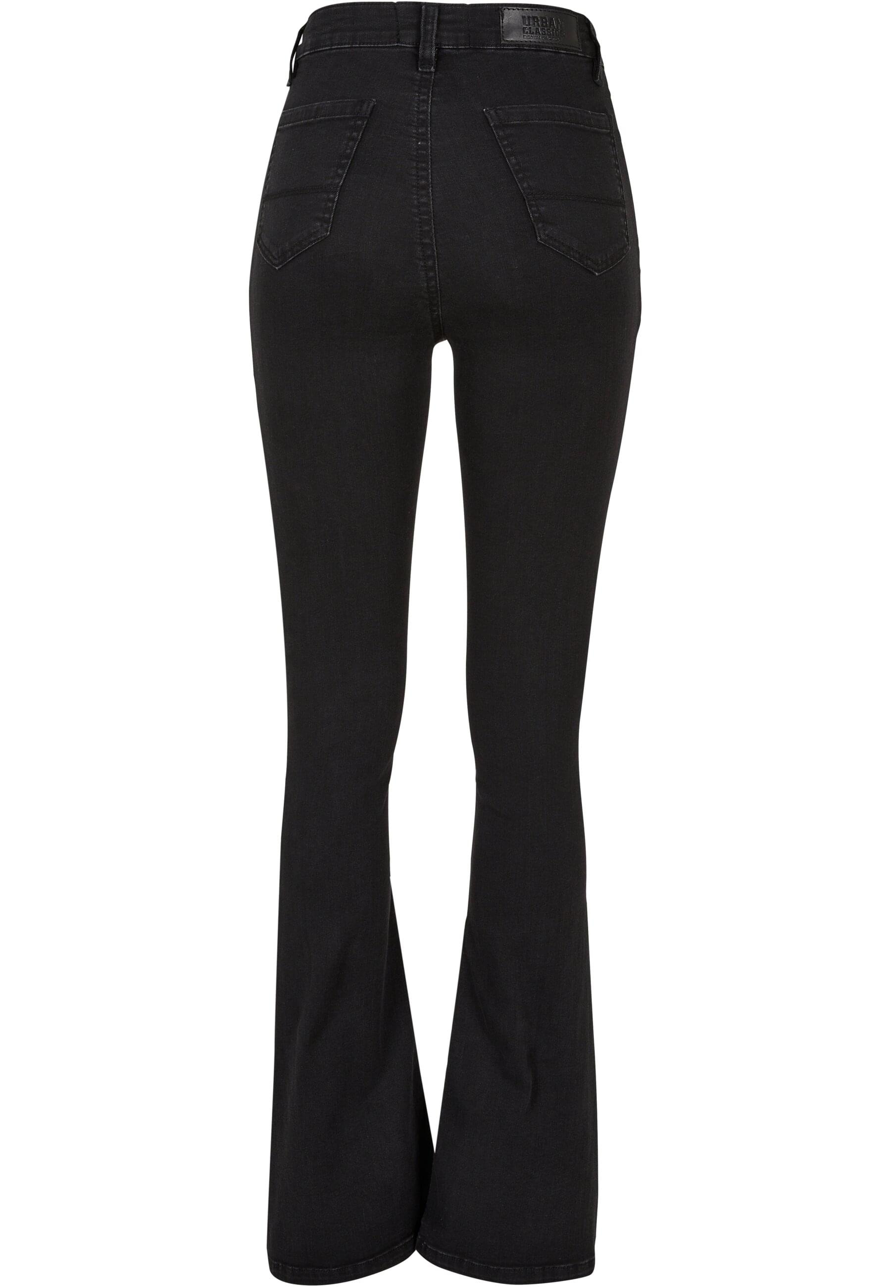 URBAN CLASSICS Bequeme Jeans »Urban Classics Damen Ladies Super Stretch Bootcut Denim Pants«, (1 tlg.)
