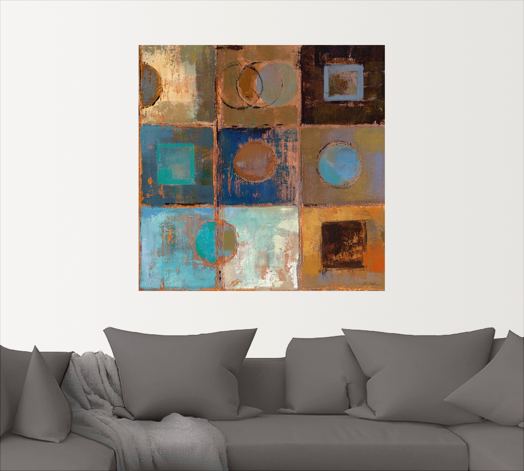 Artland Wandbild »Weg passieren III«, Muster, (1 St.), als Leinwandbild, Poster, Wandaufkleber in verschied. Größen