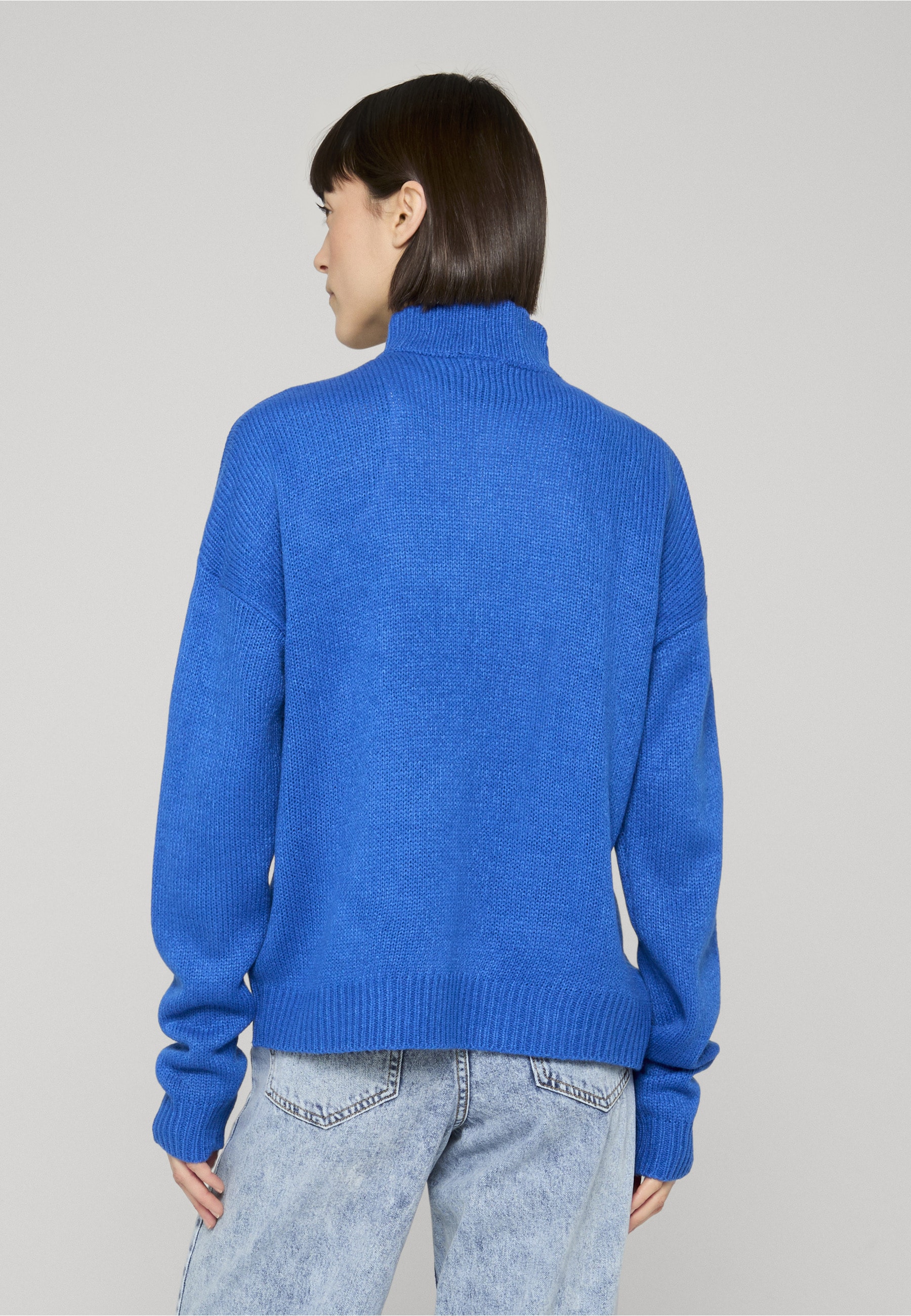URBAN CLASSICS Sweatshirt »Urban Classics Damen Ladies Oversize Turtleneck Sweater«, 1 Stk.
