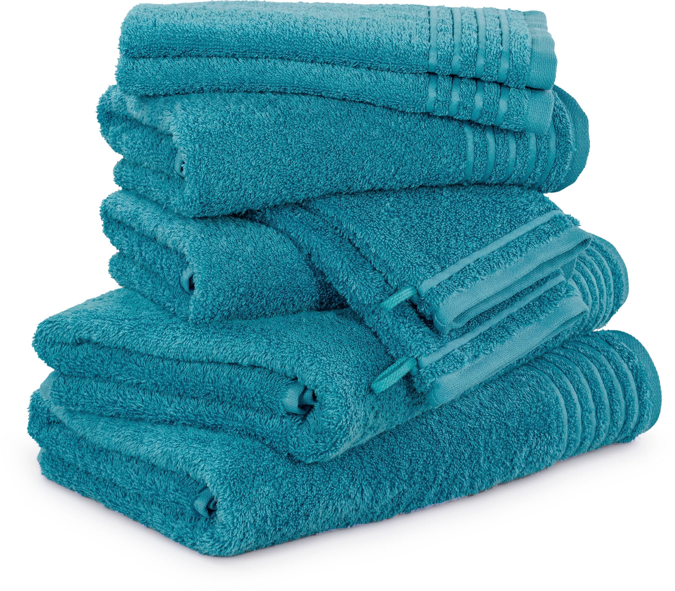 Möve Handtuch Set "New Classic" 8 Stk. Walkfrottier Waschhandschuhen, Gäste günstig online kaufen