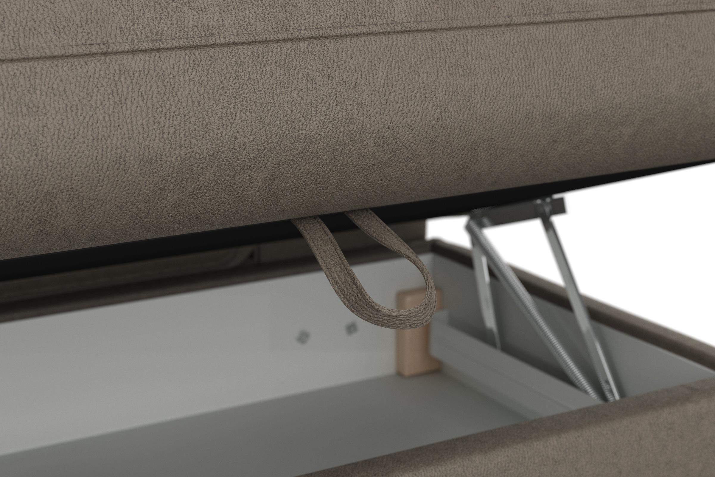 sit&more Wohnlandschaft »Mellum U-Form«, Federkern, wahlweise mit Bettfunktion, Stauraum und Armteilfunktion