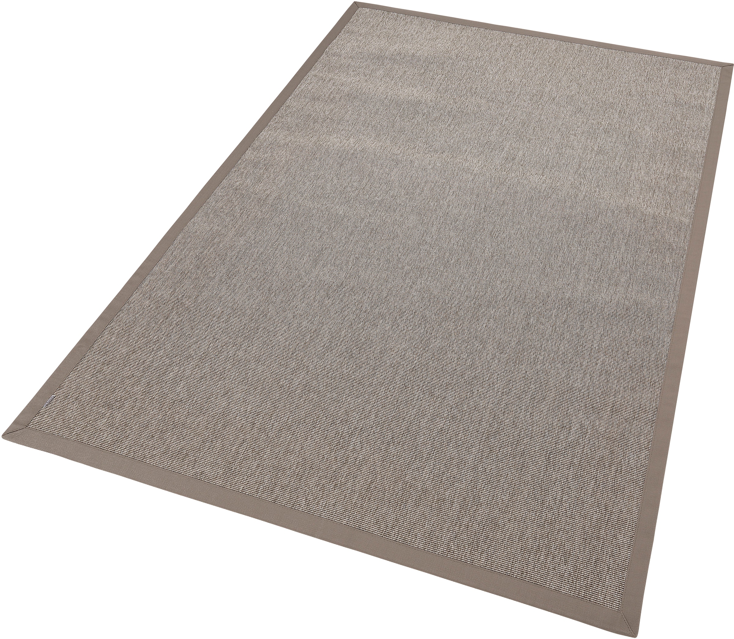 Dekowe Teppich geeignet Flachgewebe, Rips«, mit Outdoor In- Rechnung BAUR Sisal-Optik, Bordüre, und rechteckig, auf »Naturino 