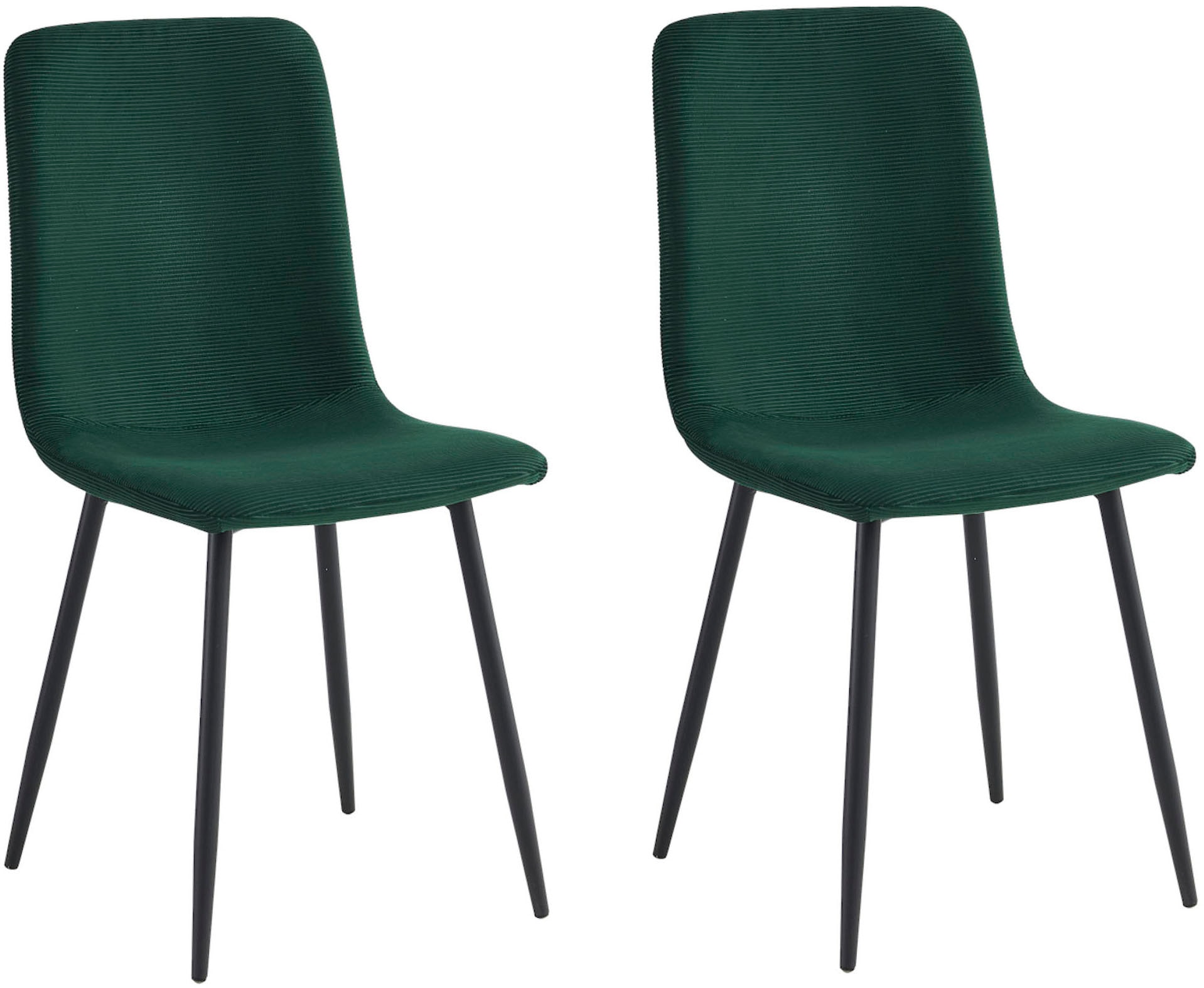 HELA 4-Fußstuhl "LEIPZIG" (Set) 2 Stk. Cord  Microfaser 4-Fuß,Rundrohrgeste günstig online kaufen