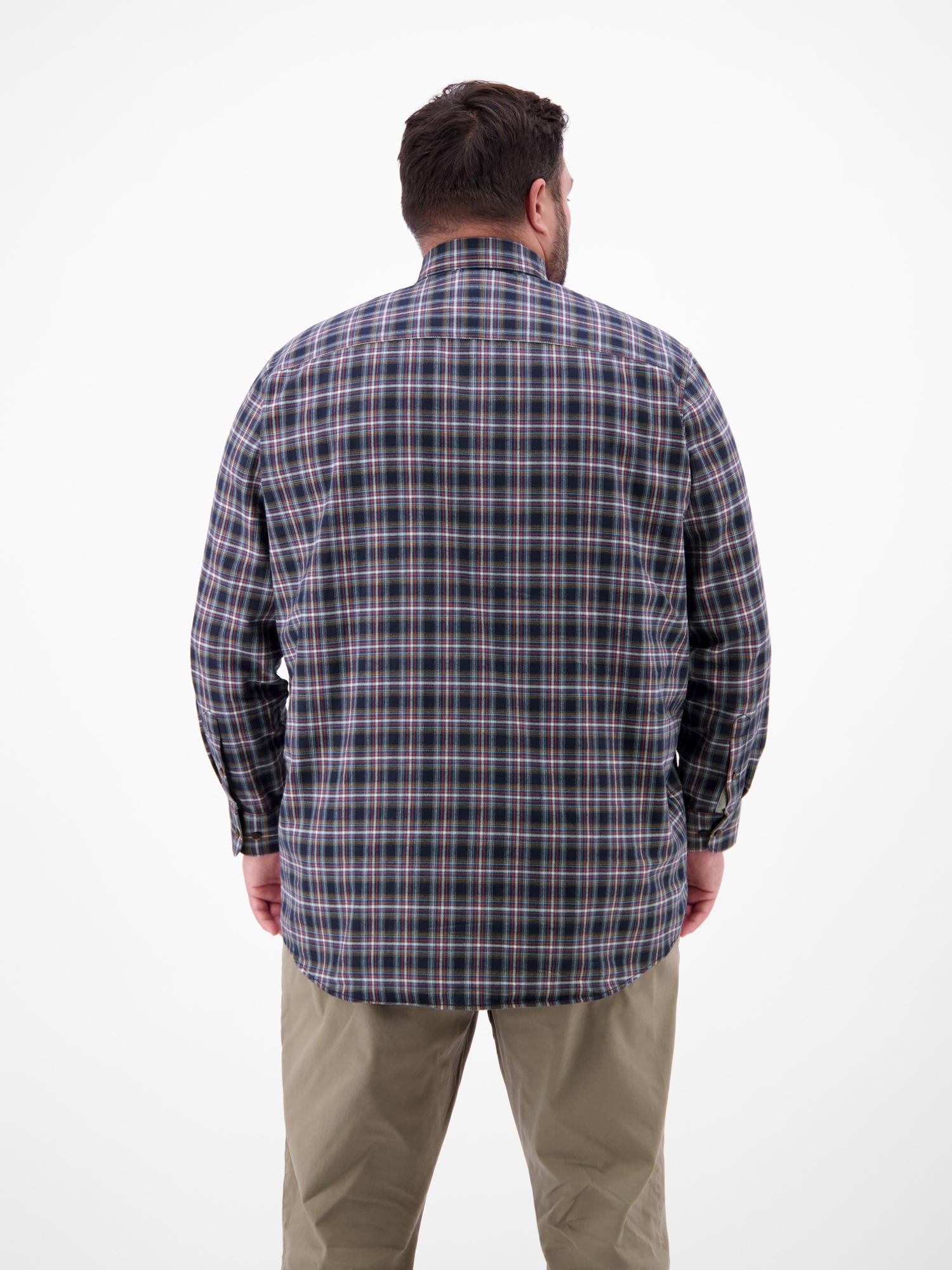 LERROS Langarmhemd "Kariertes Flanellhemd in Übergrössen" günstig online kaufen