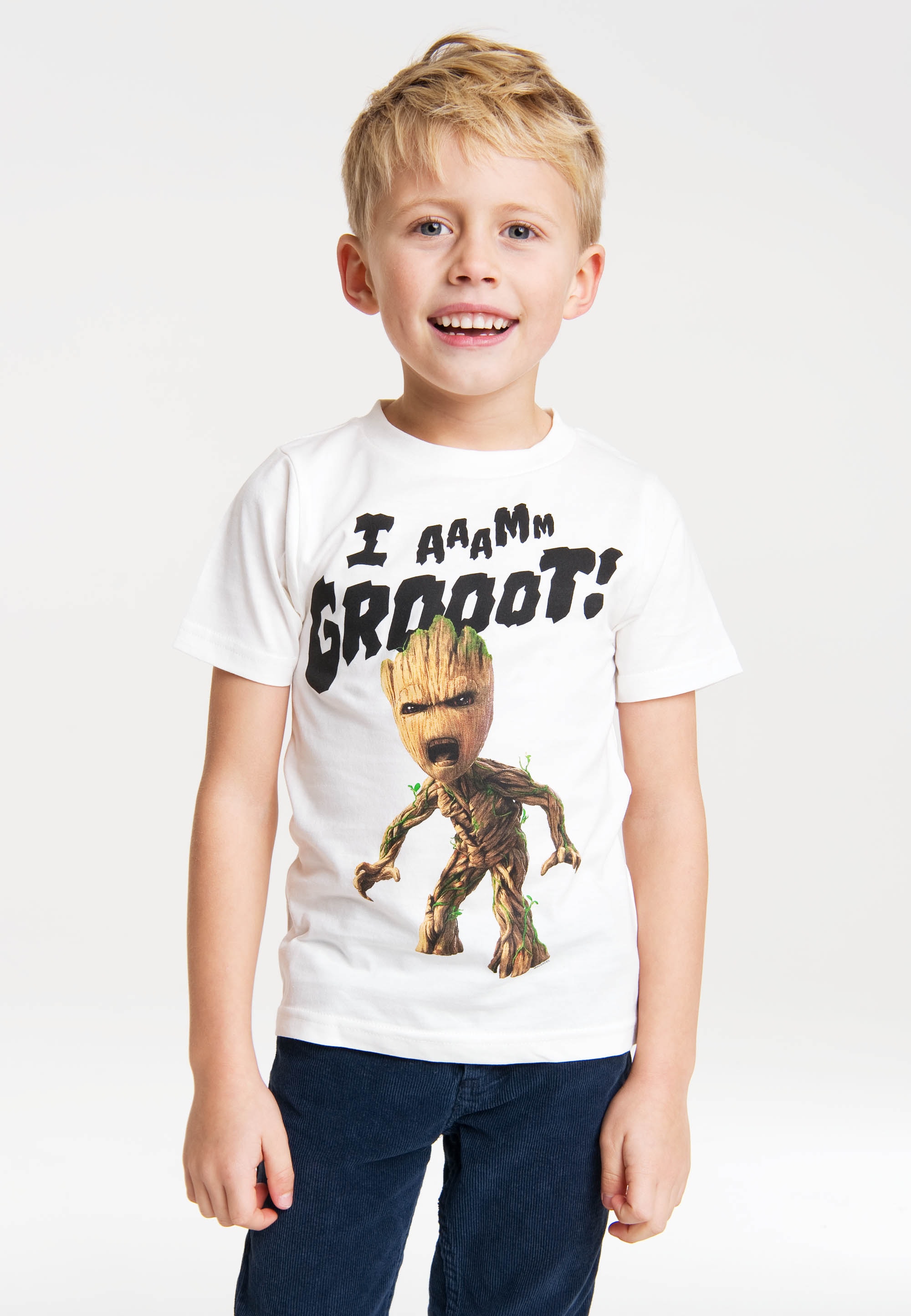 LOGOSHIRT T-Shirt »Guardians the Galaxy of - BAUR mit Groot«, Groot-Frontprint | kaufen online