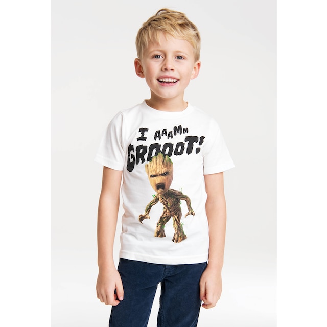 LOGOSHIRT T-Shirt »Guardians of the Galaxy - Groot«, mit Groot-Frontprint  online kaufen | BAUR