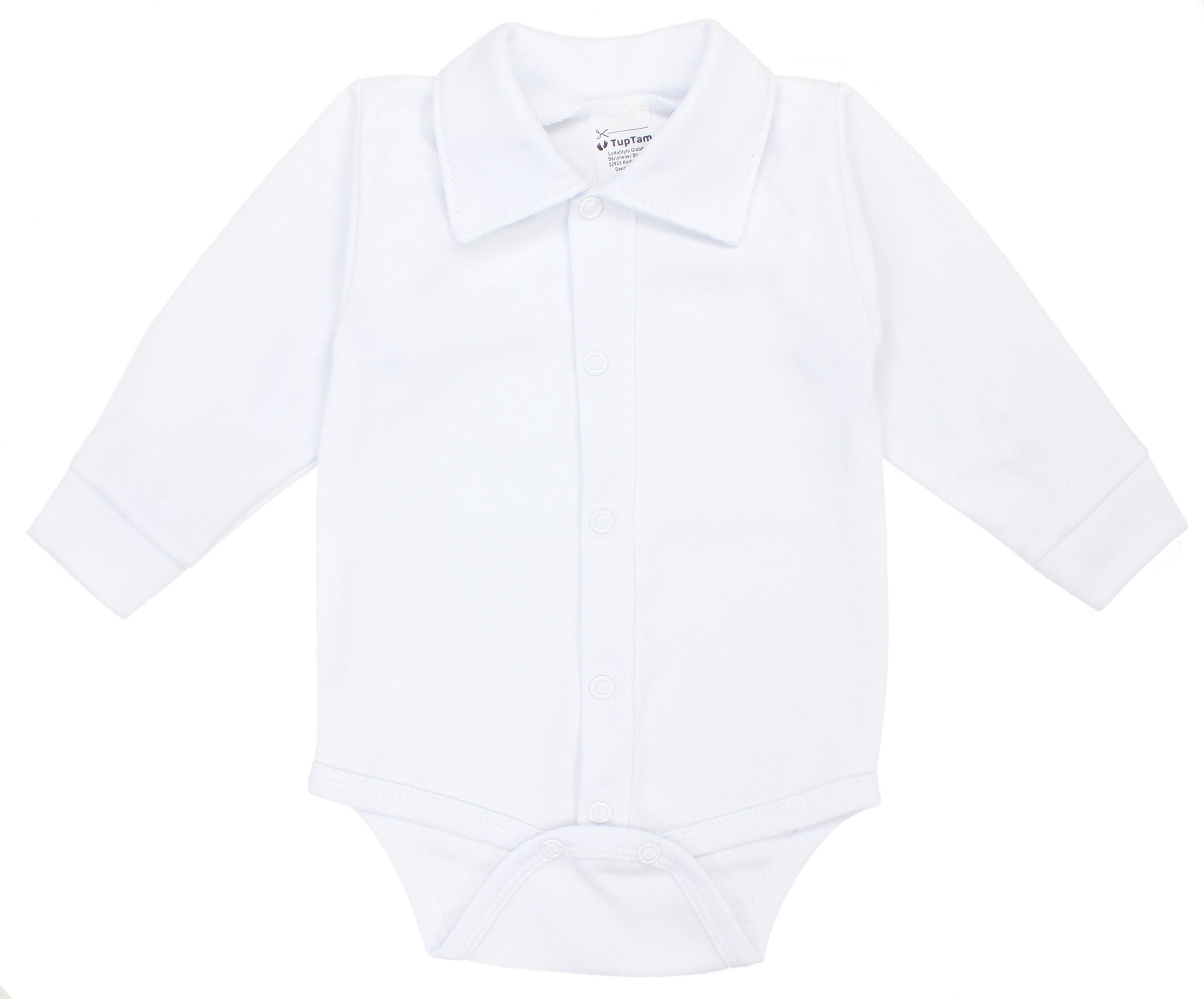 TupTam Body "Body Baby Jungen Langarm Kurzarm Body mit Kragen"