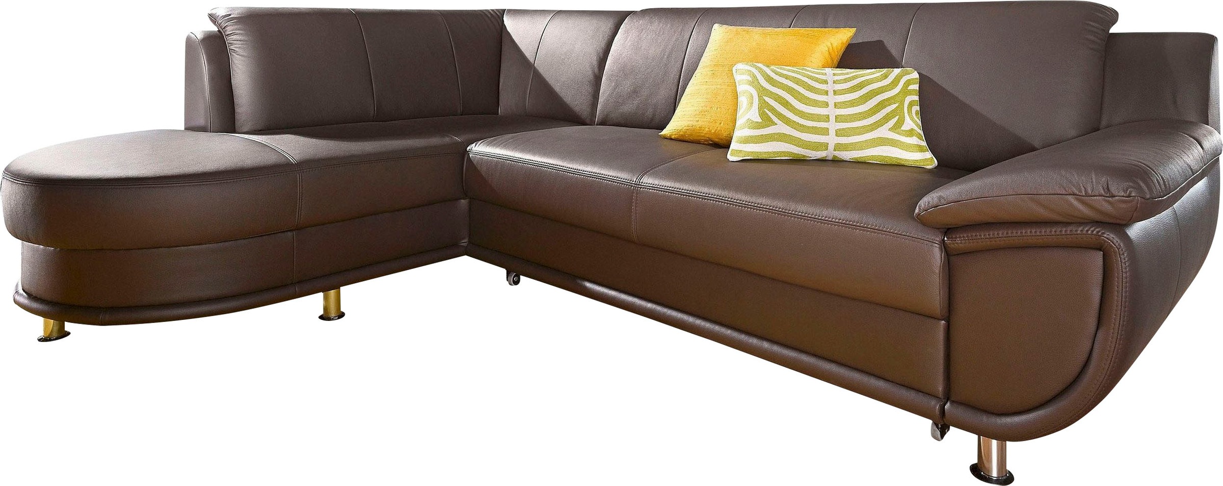 TRENDMANUFAKTUR Ecksofa "Rondo, zeitlos und elegant, bequem, L-Form", wahlw günstig online kaufen