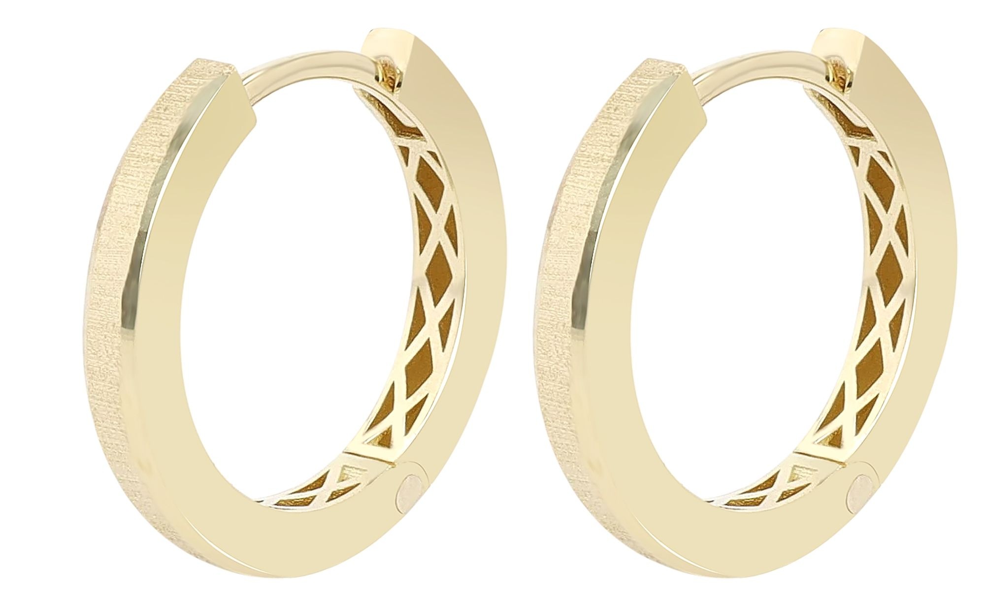 Adelia´s Klappcreolen »Damen Ohrringe – Klappcreole aus 333 Gold« Ein stilvolles Geschenk für besondere Momente