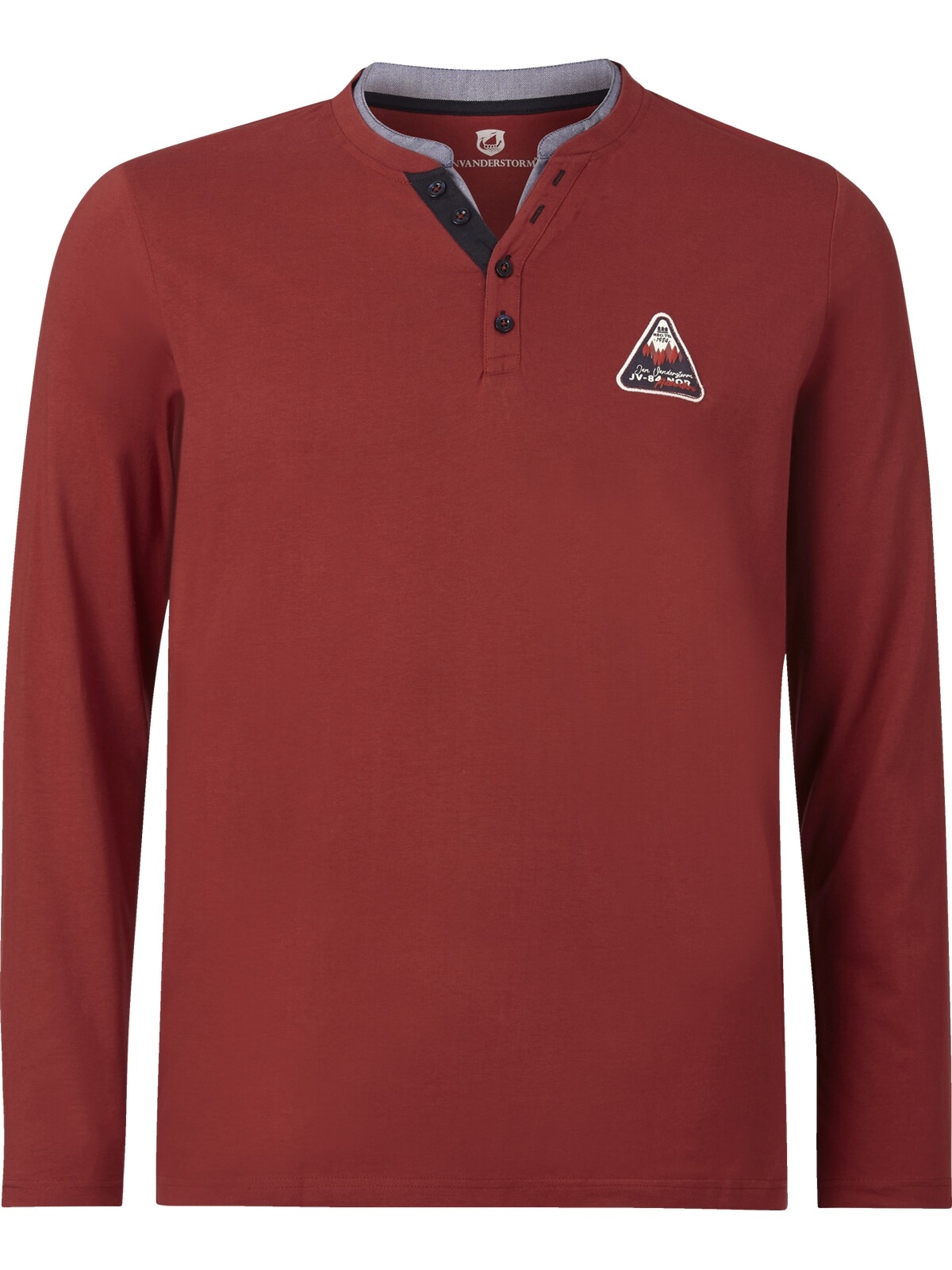 Jan Vanderstorm Langarm-Poloshirt »Langarmshirt NICIAS«