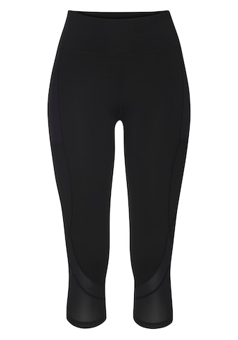 LASCANA ACTIVE Caprileggings su tinklelis ir Seitenta...