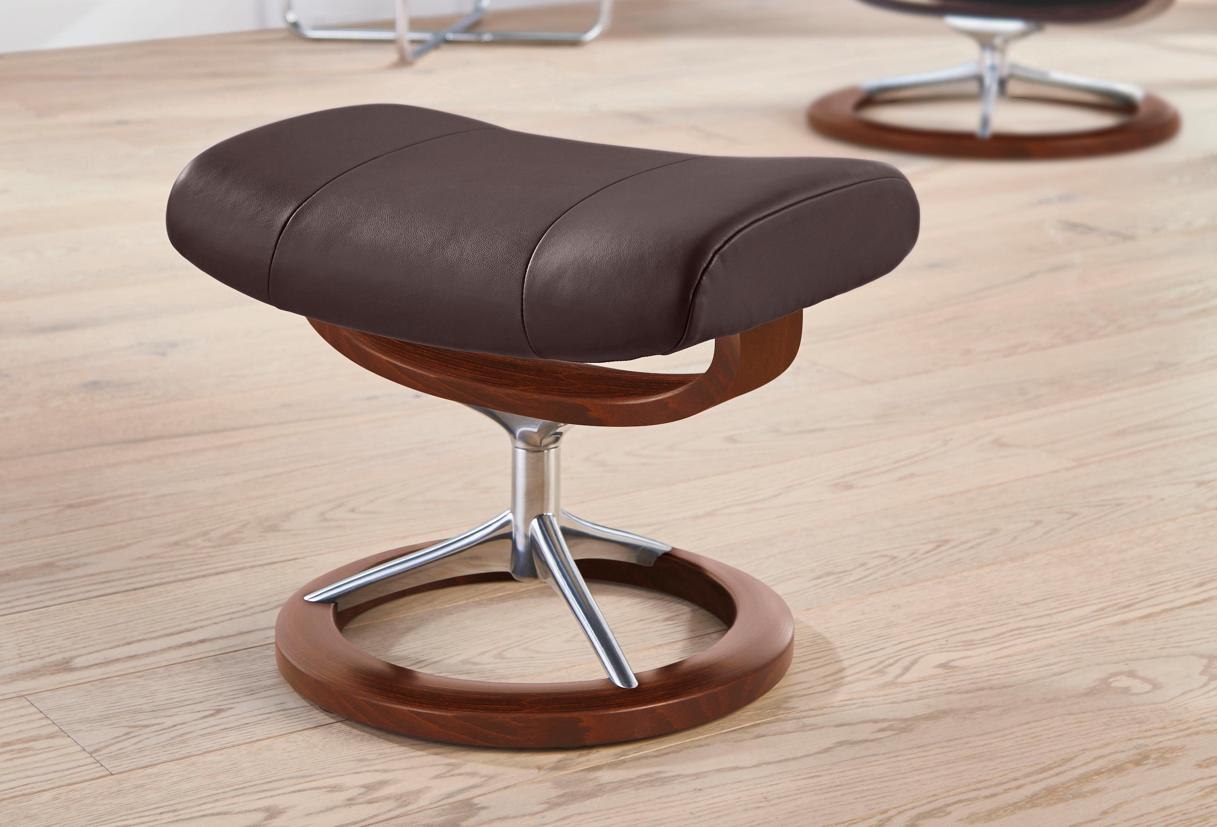 Stressless® Hocker »Garda«, mit Signature Base, Gestell Braun