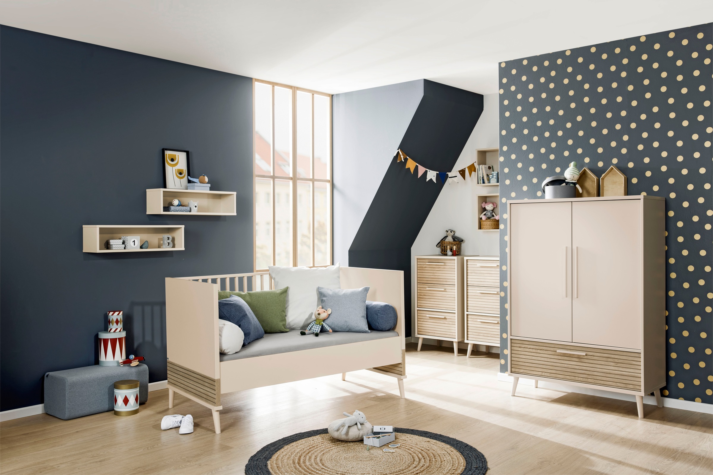 PAIDI Umbauseiten »EEFJE«, für den Umbau vom Babybett zum Juniorbett oder Kindersofa