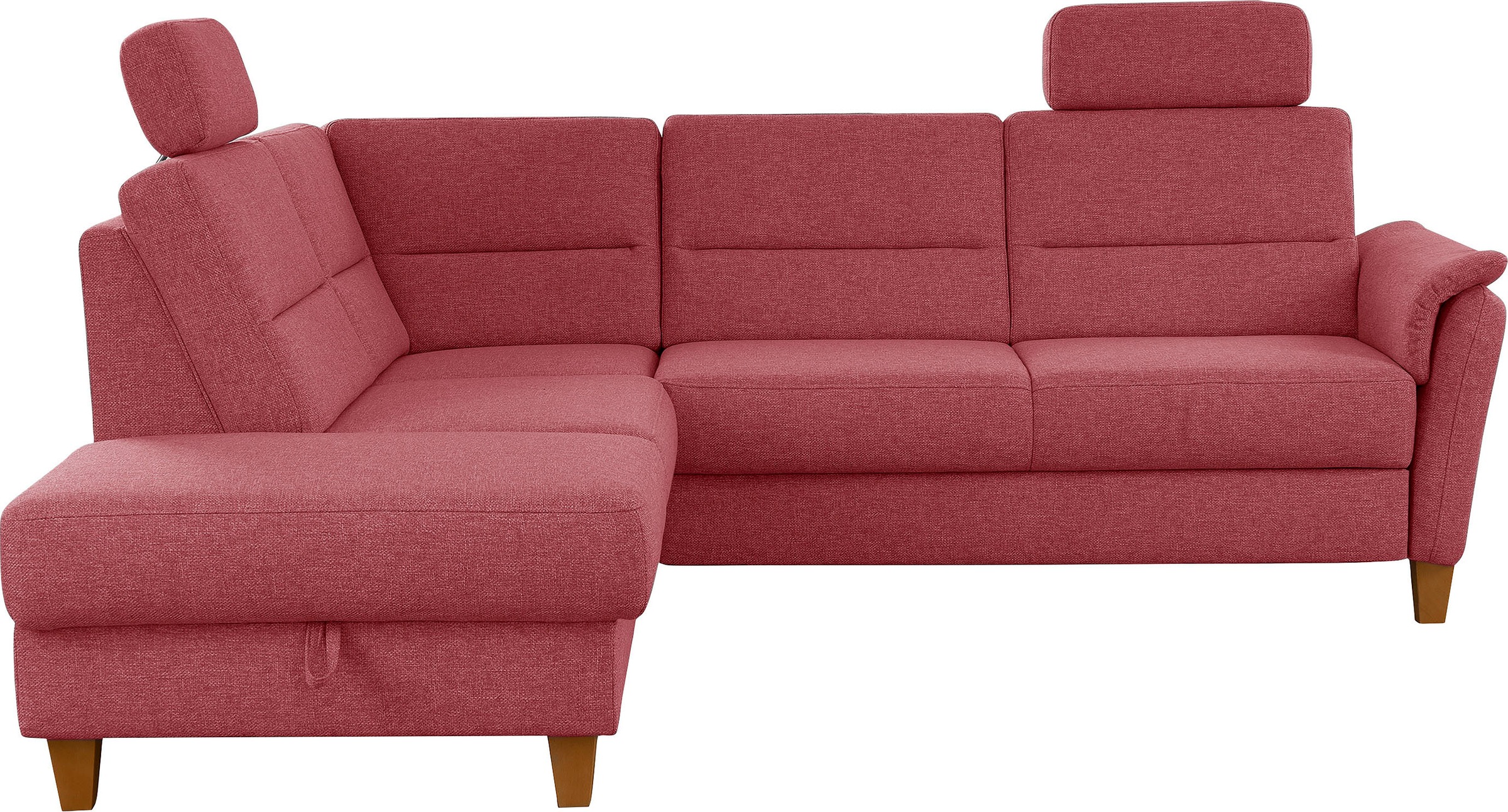 Home affaire Ecksofa »Palmera L-Form«, Federkern, wahlweise mit Bettfunktion und mit/ohne Stauraum