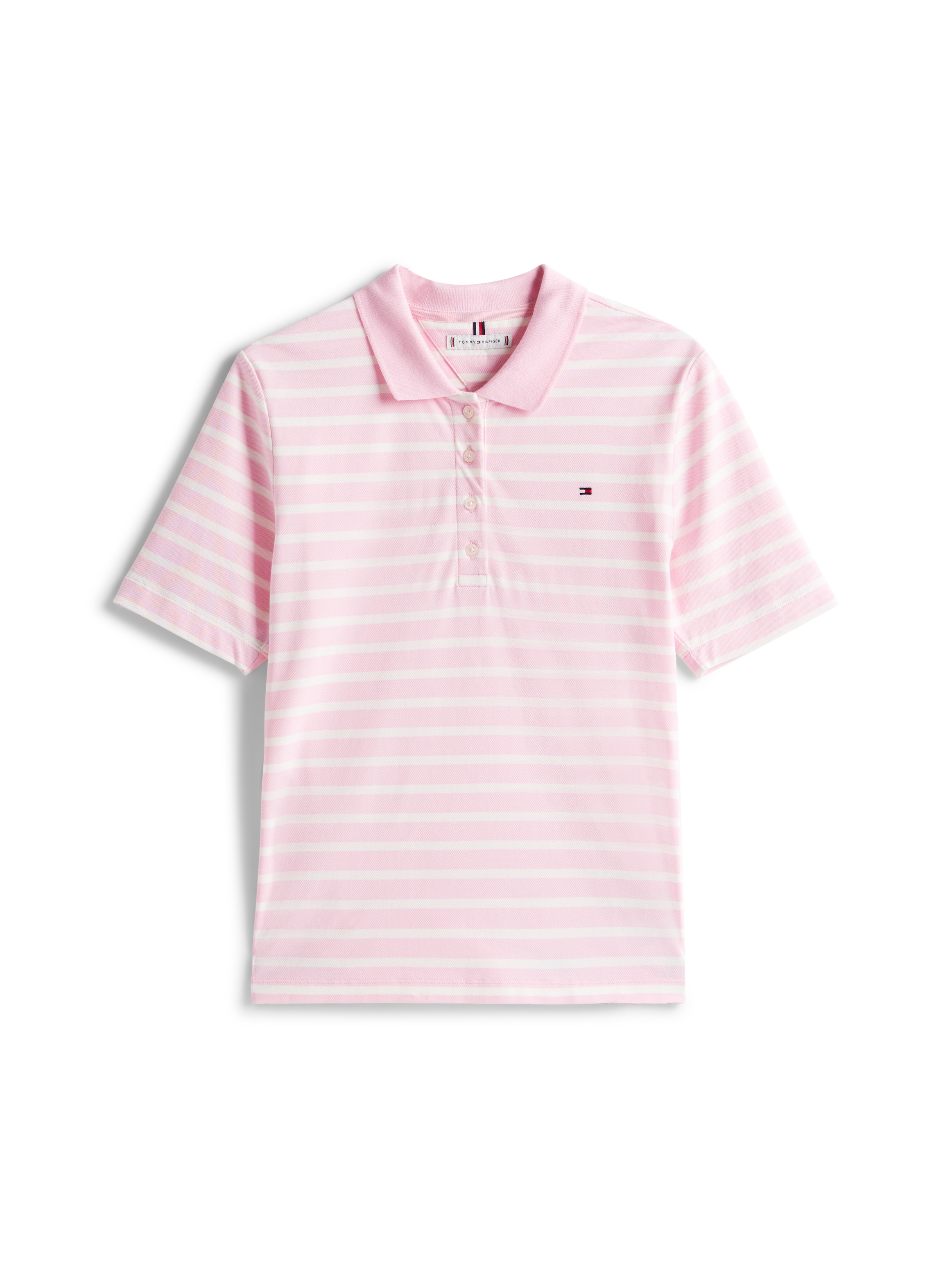 Thumbnail - Tommy Hilfiger Poloshirt "1985 Regular Fit Pique Premium Polo" mit Logo-Stickerei, mit Seitenschlitzen