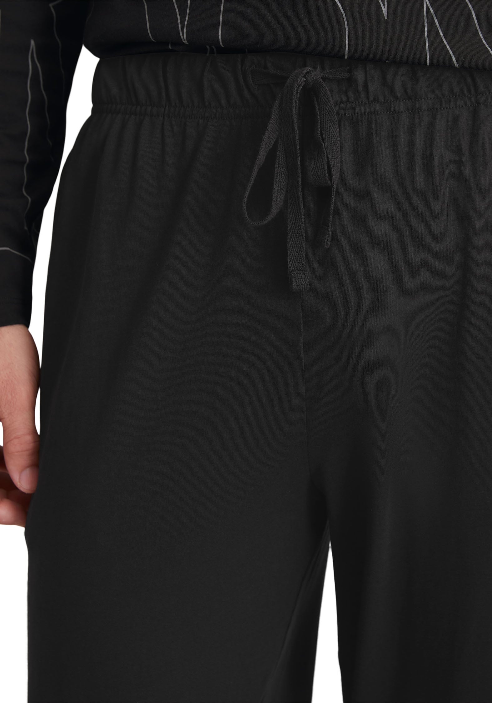 Marc O'Polo Pyjama »Mix & Match Cotton«, (2 tlg.), mit elastischem Bund mit Tunnelzug und Kordel