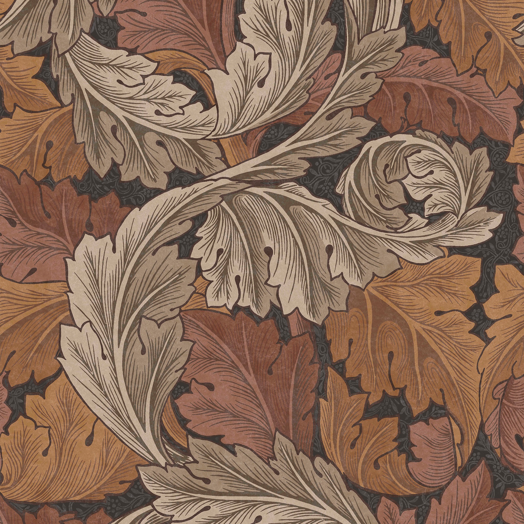 WILLIAM MORRIS AT HOME Vliestapete »Acanthus«, Retro, Design Tapeten
