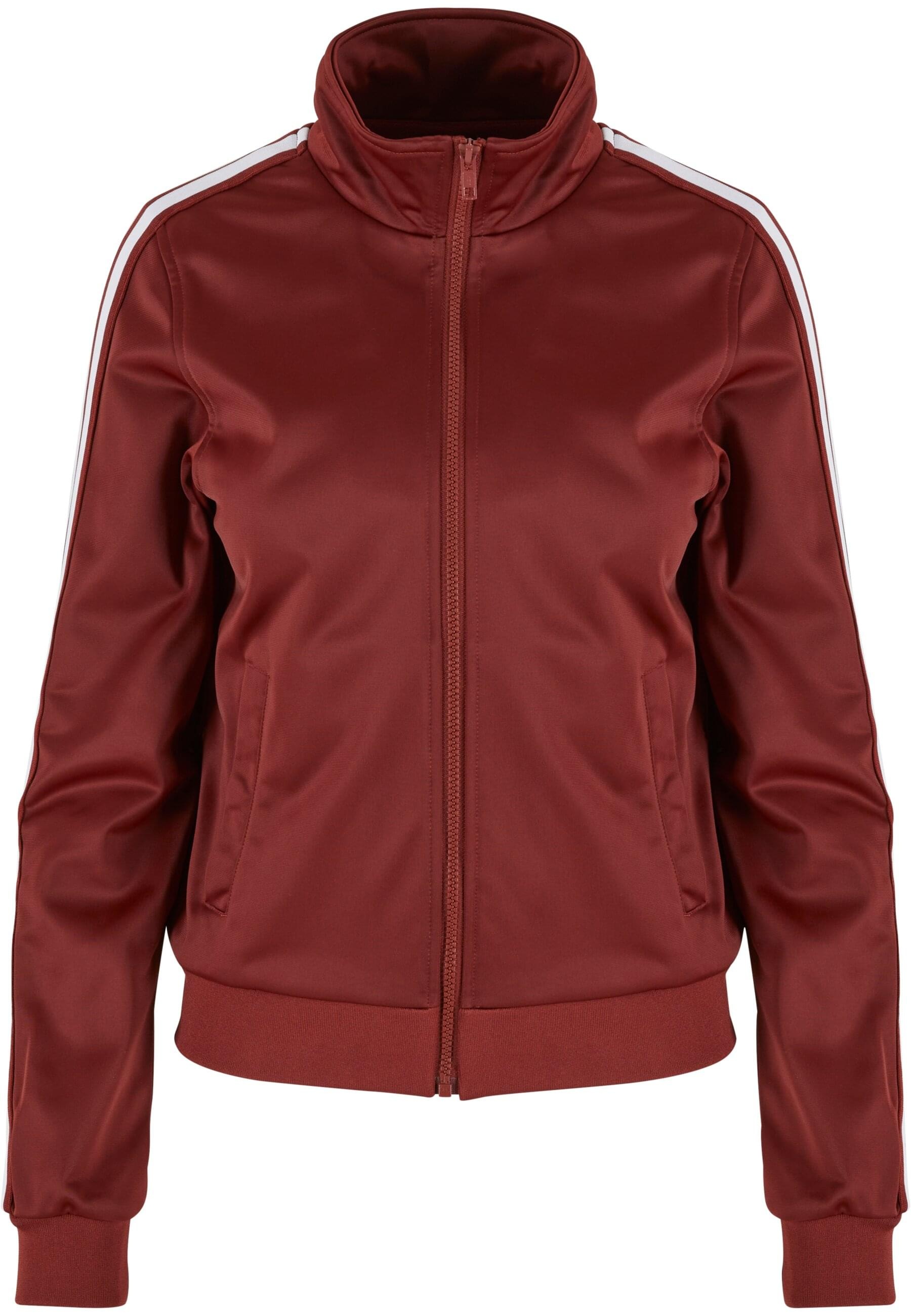 URBAN CLASSICS Trainingsjacke "Urban Classics Damen Ladies Retro Track Jacket", (1 St.), ohne Kapuze