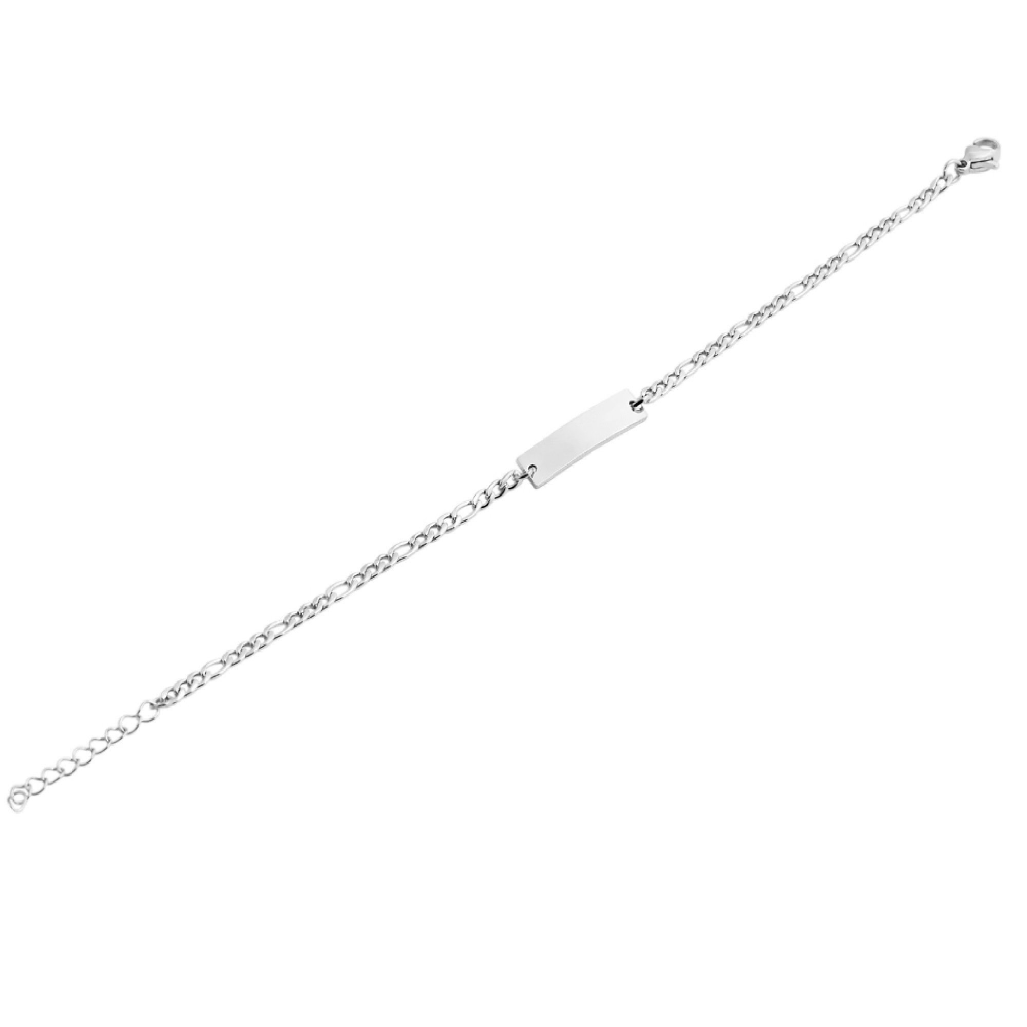 Adelia´s Edelstahlarmband »Herren Armband aus Edelstahl 18 cm«