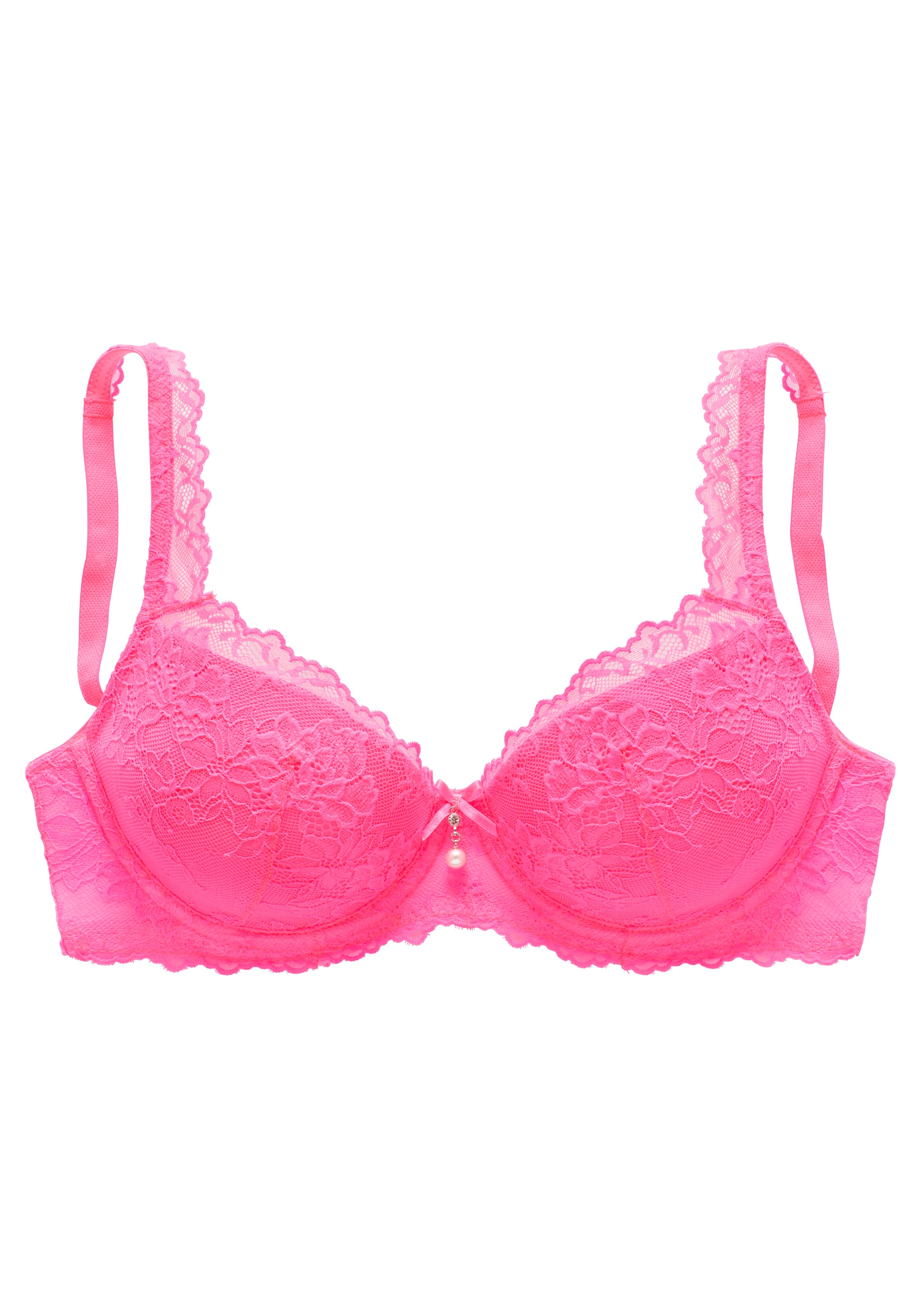 LASCANA Push-up-BH mit Bügel im angesagten High-Apex-Design, sexy Dessous günstig online kaufen