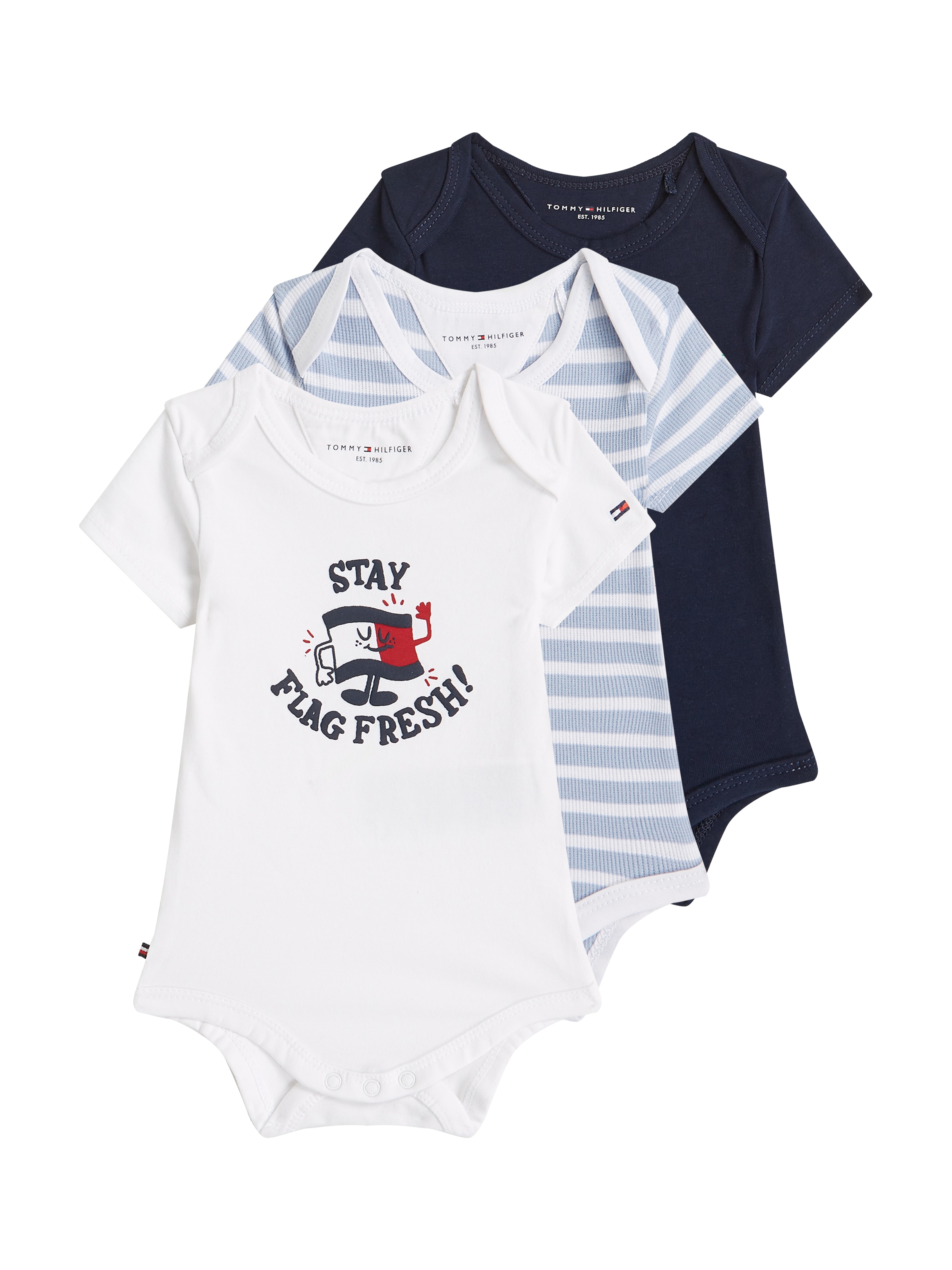 TOMMY HILFIGER Kurzarmbody »3 PACK Glaustinukė SS GIF...