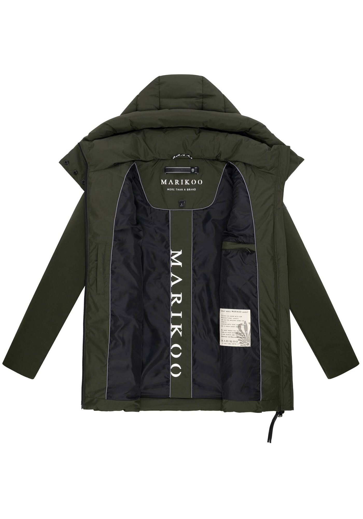 Marikoo Winterjacke »Tivaa«, Feminine Silhouette