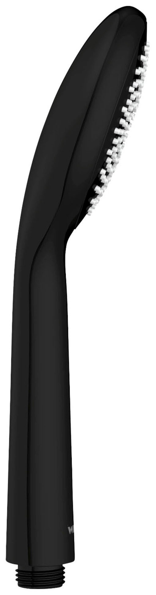 WENKO Handbrause »Watersaving«, (1 tlg.), Schwarz matt, Ø 9,5 cm