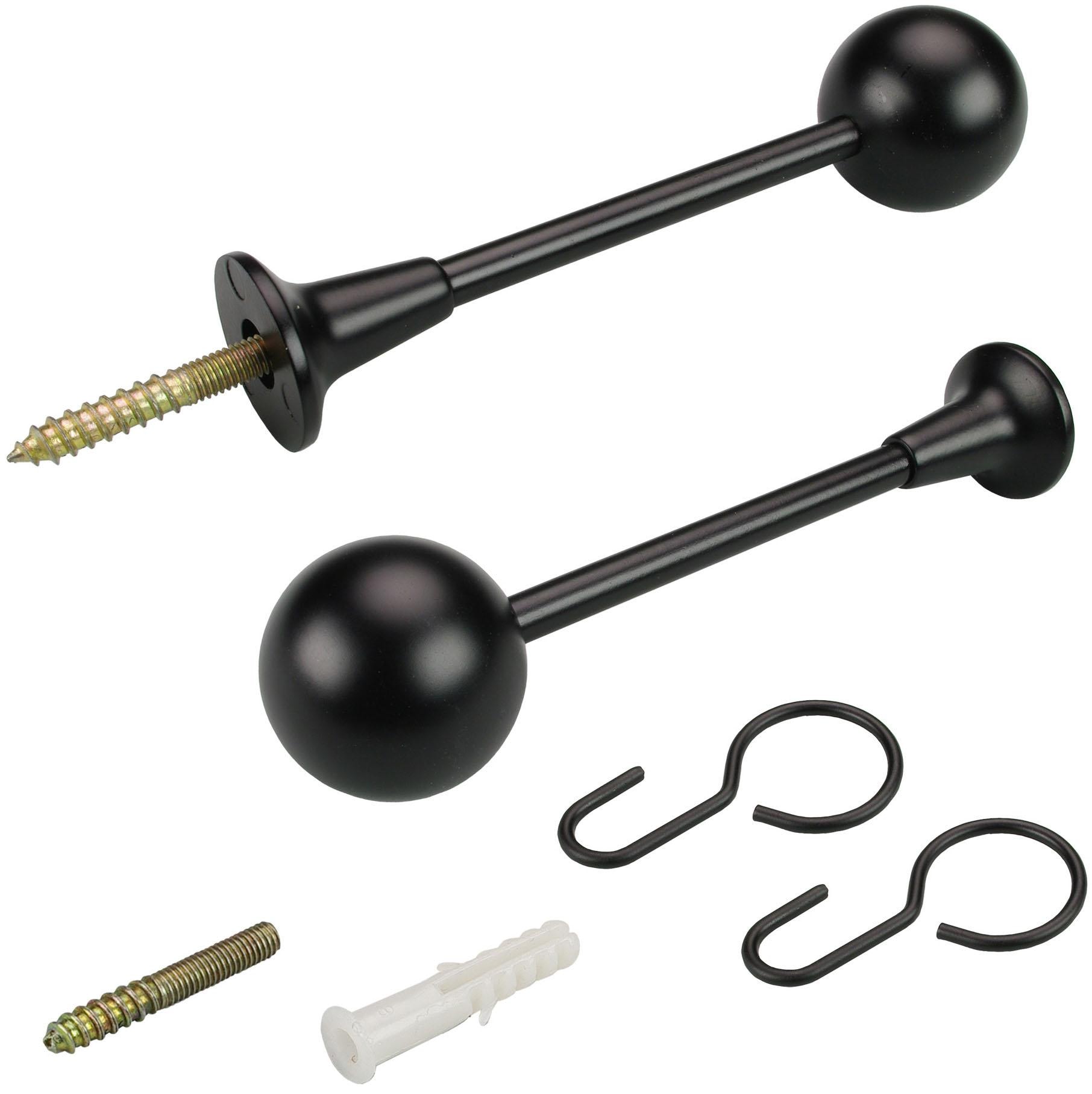 Liedeco Raffhalter für Gardinenstangen Ø 16 mm