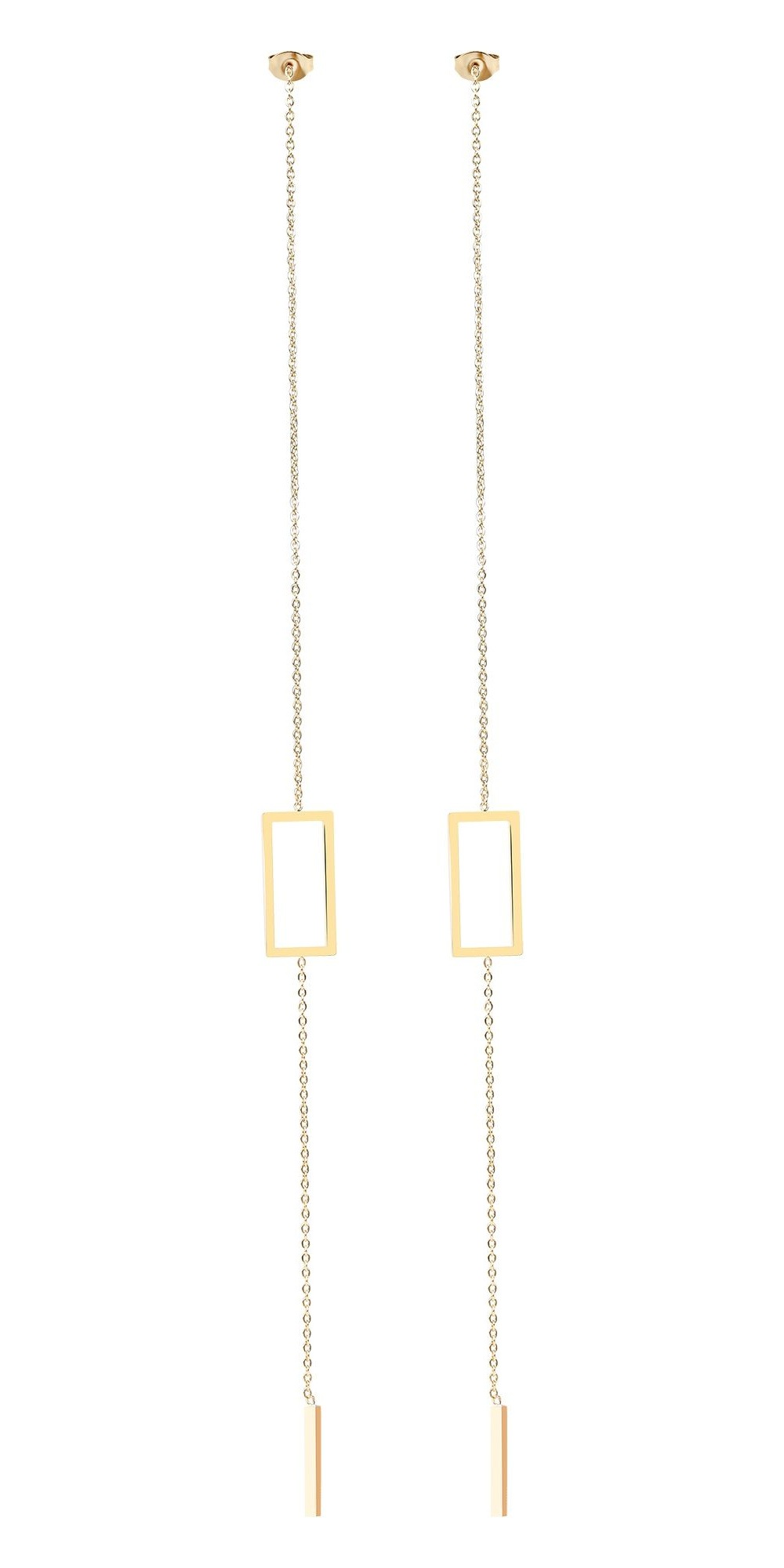 Paar Ohrhänger ADELIA´S "Damen Ohrringe aus Edelstahl", Damen, Gr. Damen, Edelstahl, gold, Ohrringe, Schöne Geschenkidee zum Weihnachten 2