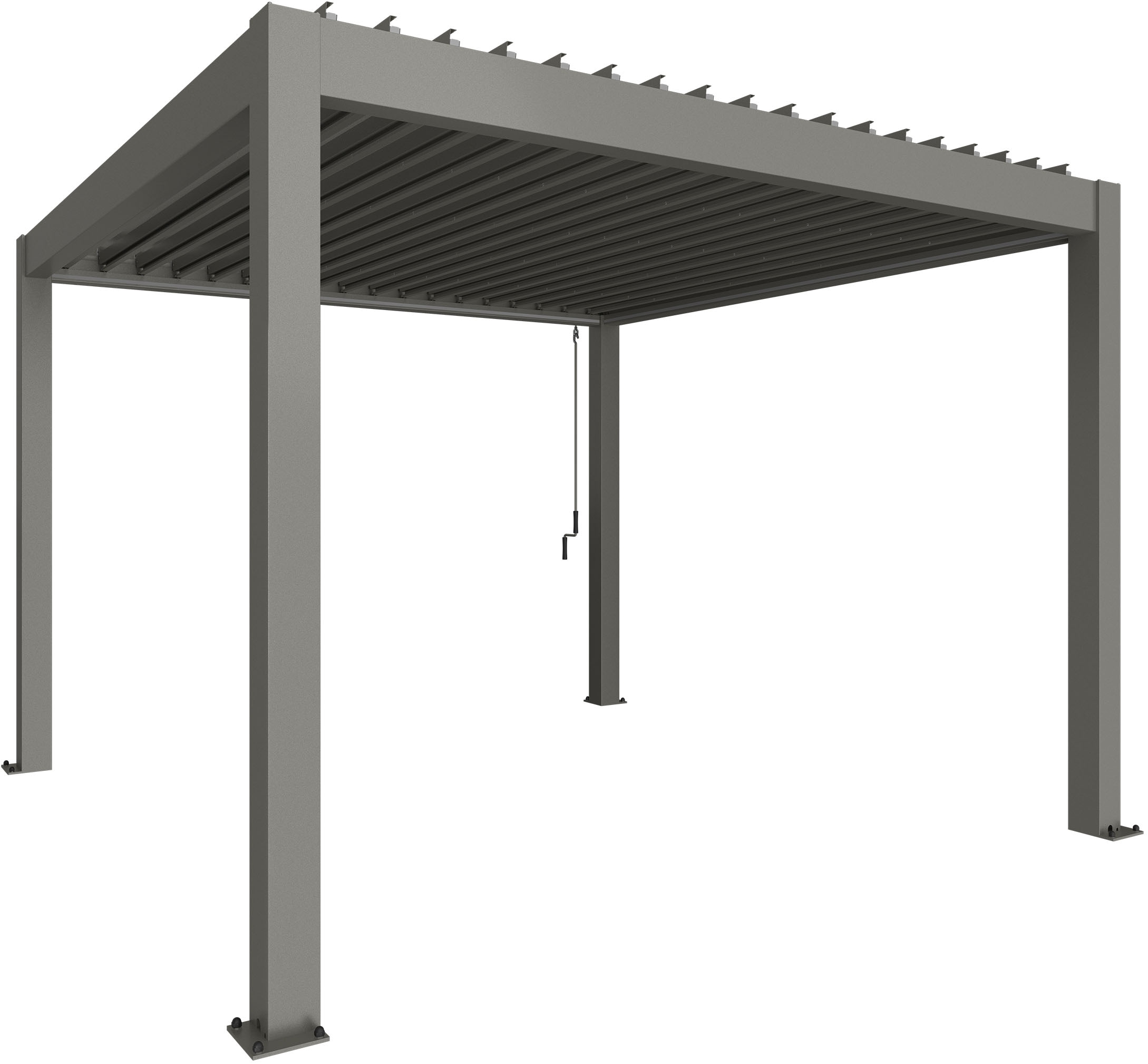 Biohort Pergola "3,5x3,5 m, verschiedene Farben", 367,5x 367,5x 264 cm, aus günstig online kaufen