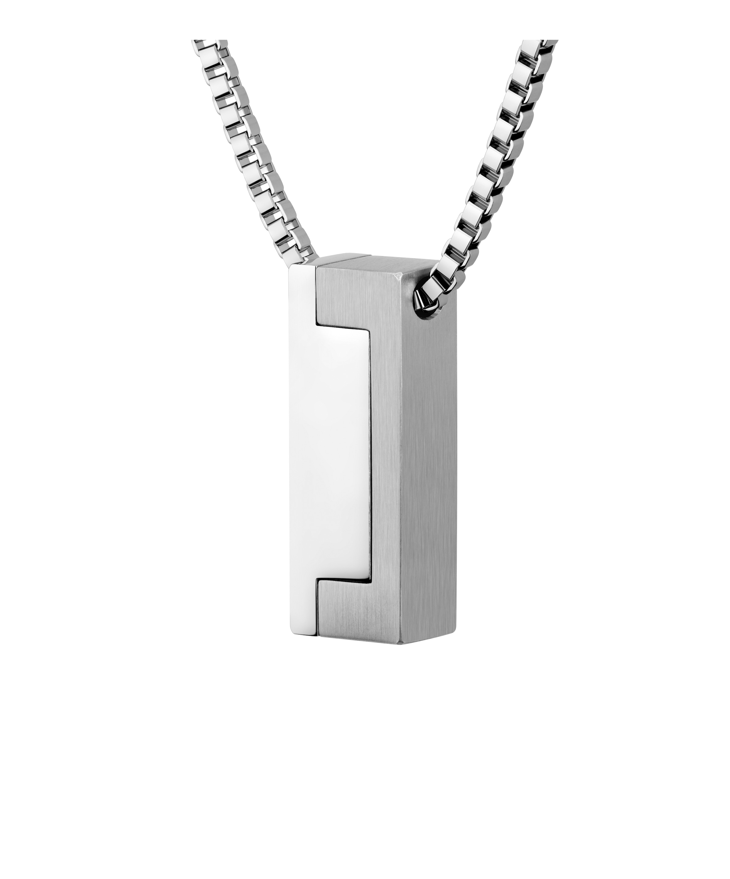 BOSS Damen Kette mit Anhänger "CANDOR JEWELRY", Edelstahl, L: 70 B: 2mmedelstahlfarben, Edelstahl, B:2mm, Halsketten