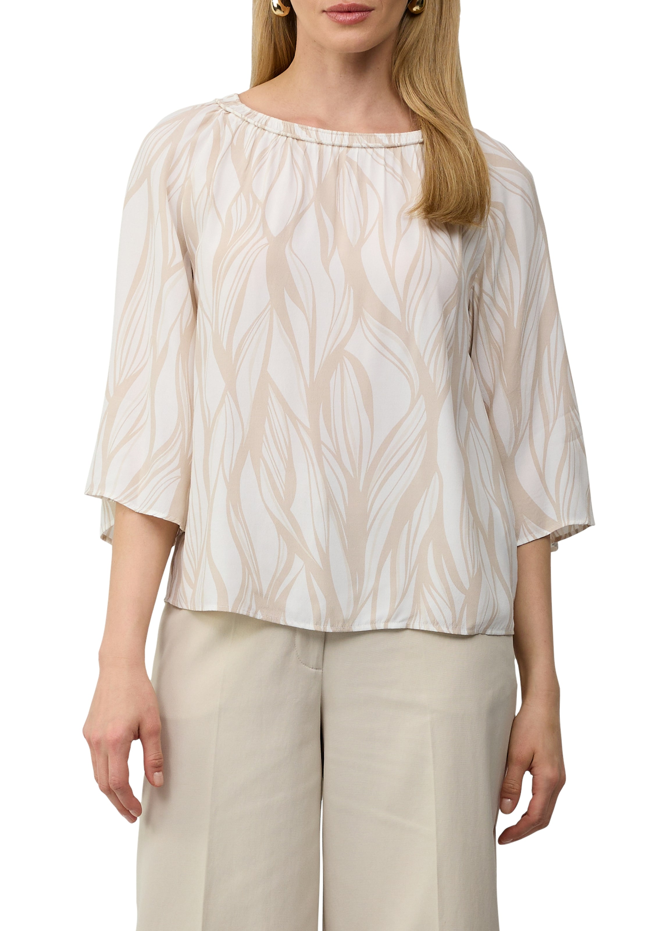 s.Oliver BLACK LABEL Klassische Bluse, mit All-Over Print günstig online kaufen